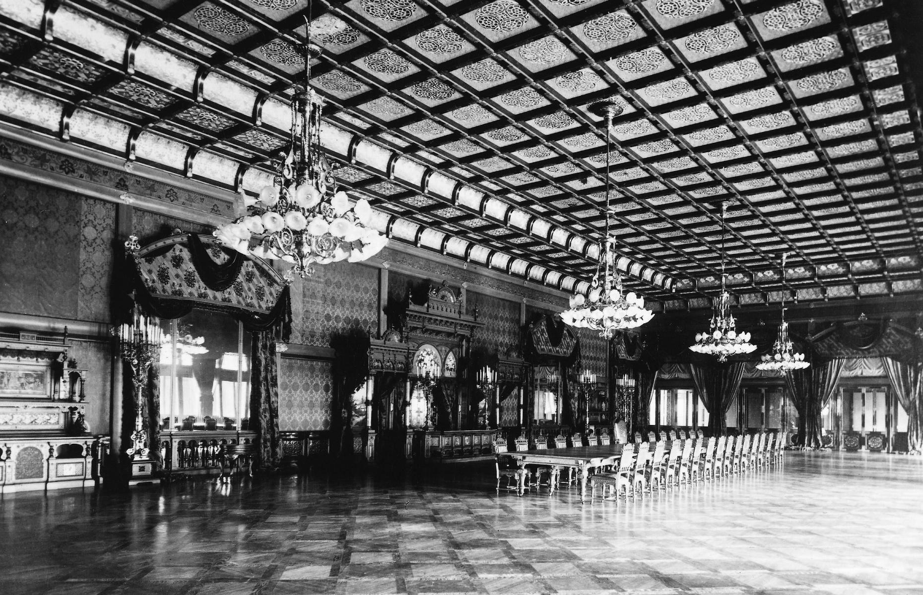 An archive photo of the State Banquet Hall