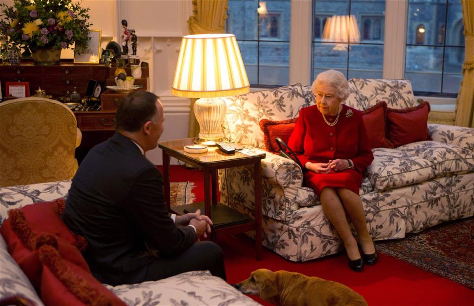 The Queen's return to Windsor