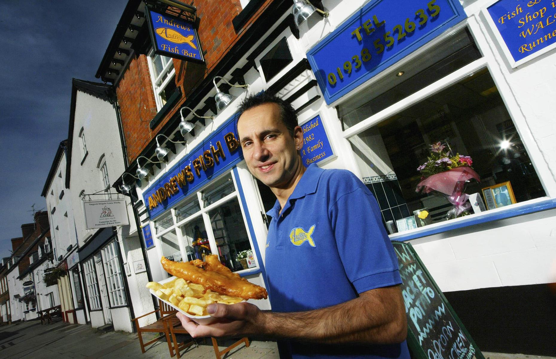 Andrews Fish Bar, Welshpool 