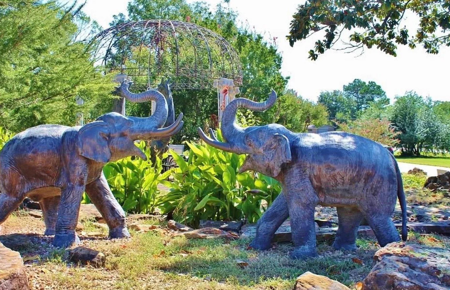 Animal statues