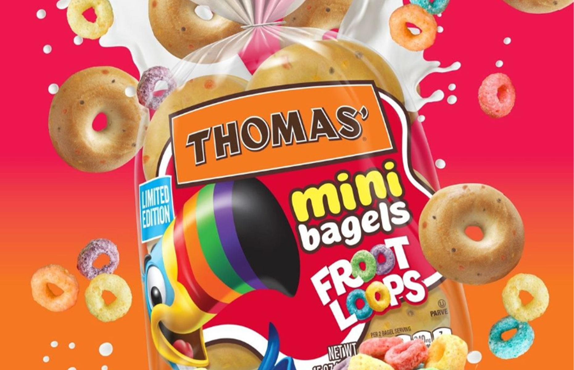 39. Thomas' Froot Loops Mini Bagels
