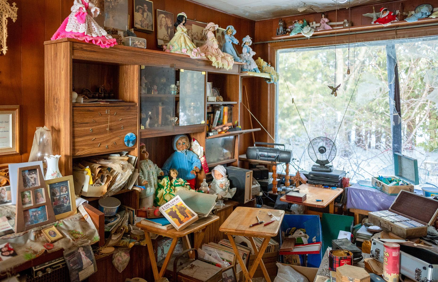 Eerie untouched collector's house