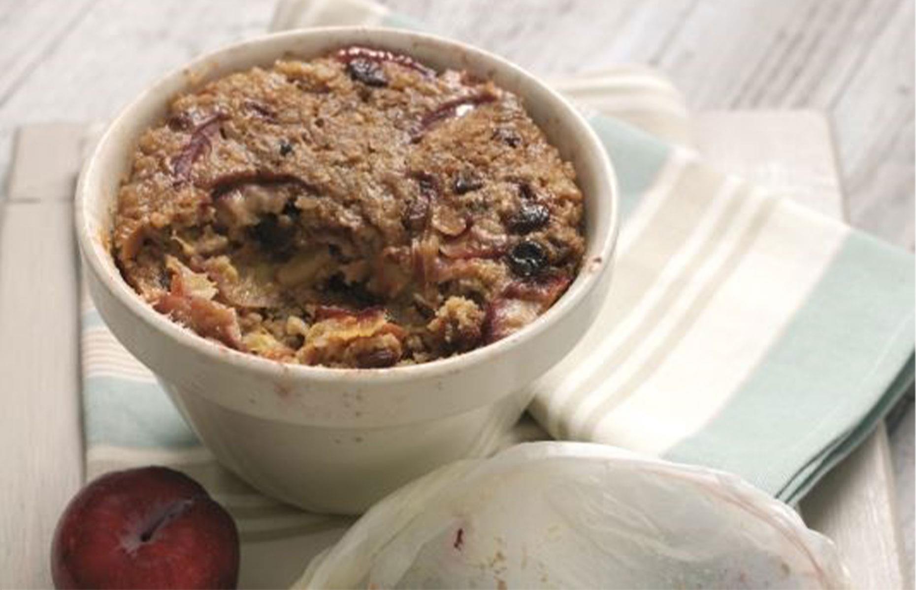 38. Plum and ginger duff