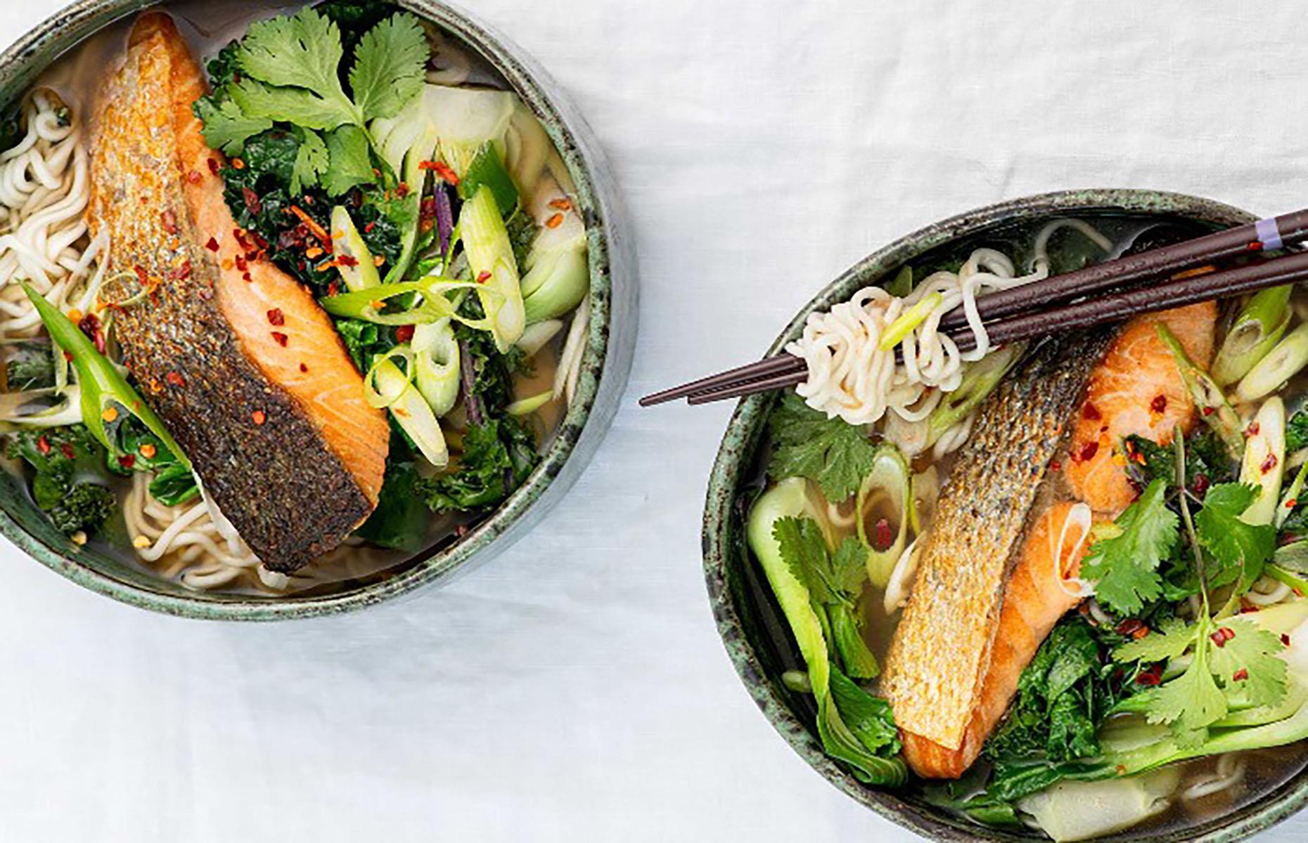 18. Salmon ramen