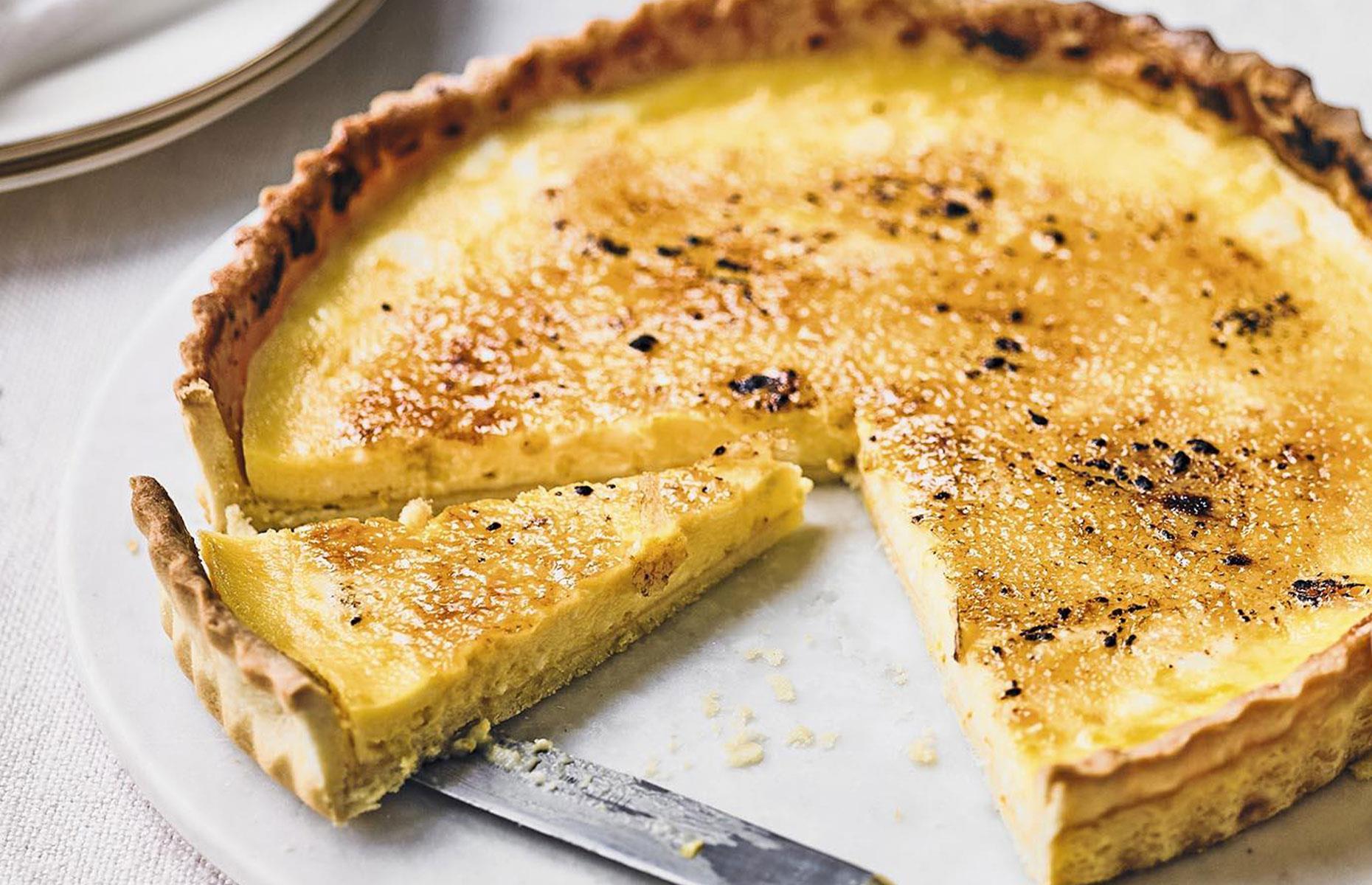 4. Caramelised clementine tart 