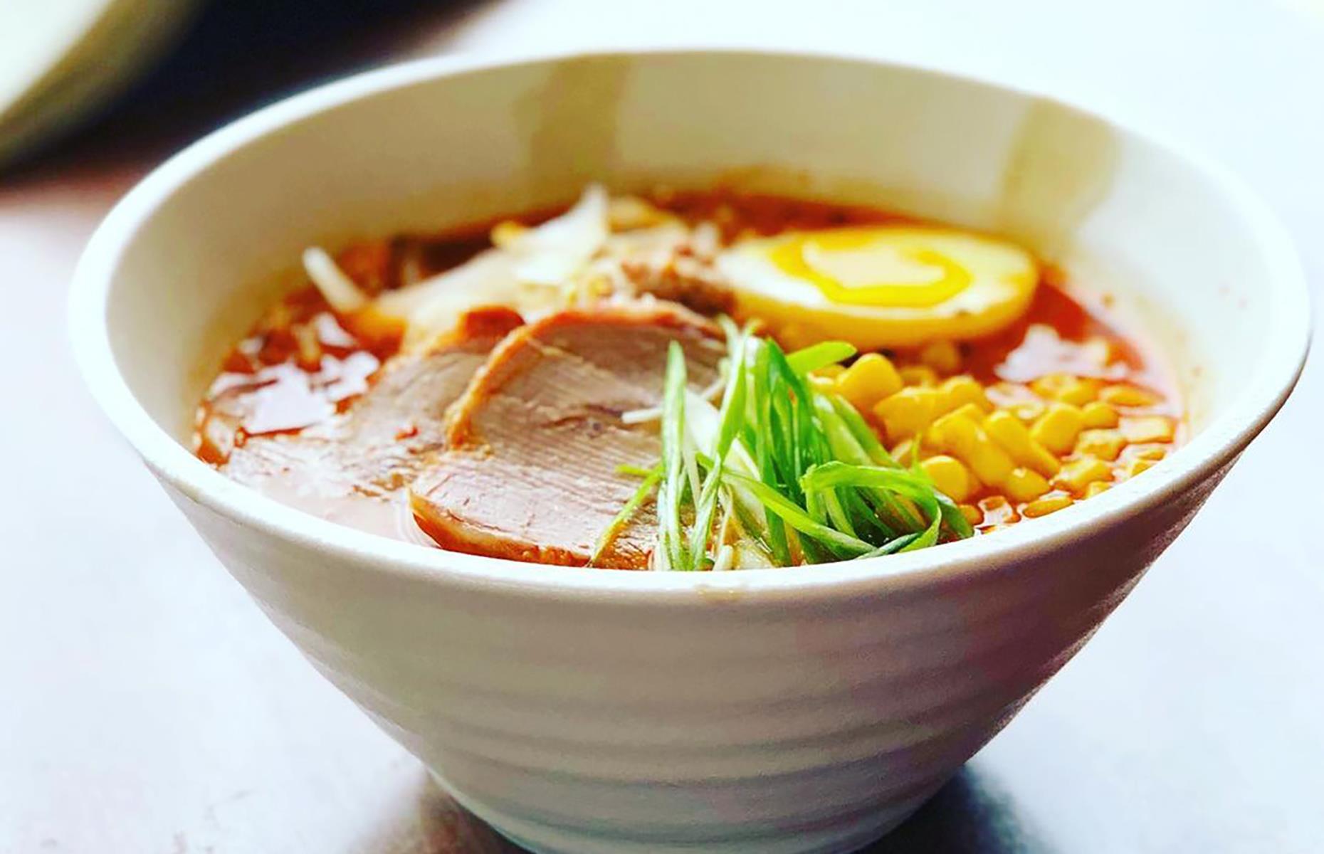 Indiana: spicy miso ramen, Ramen Ray, Indianapolis