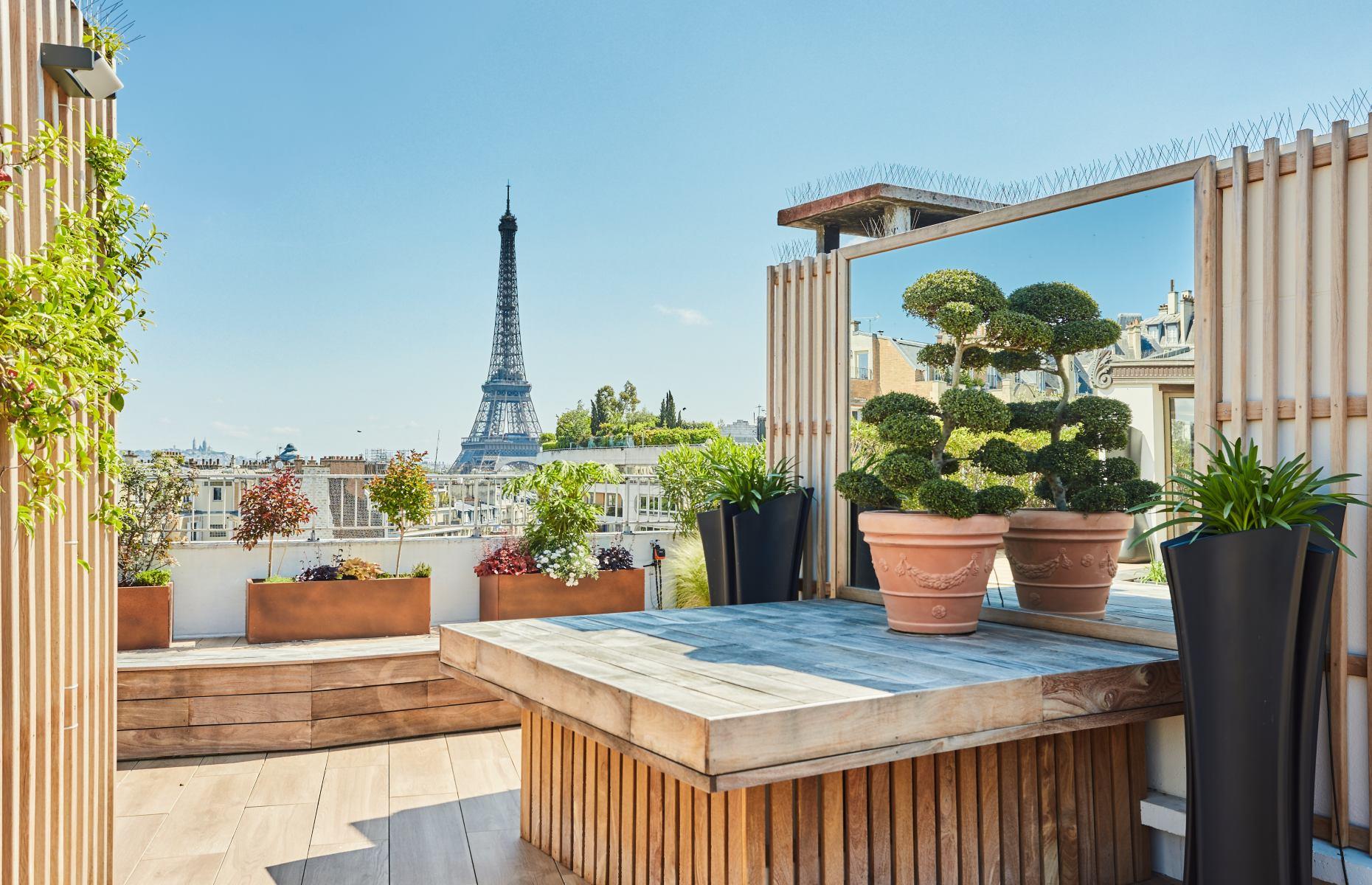 10. Eiffel Tower view apartment, Paris, France