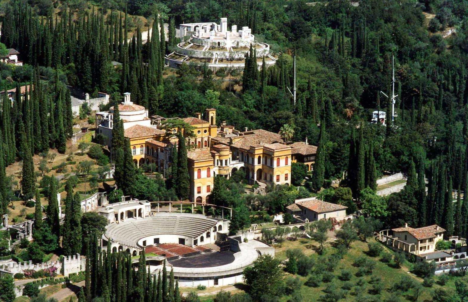 Vittoriale degli Italiani, Lago de Garda, Italia