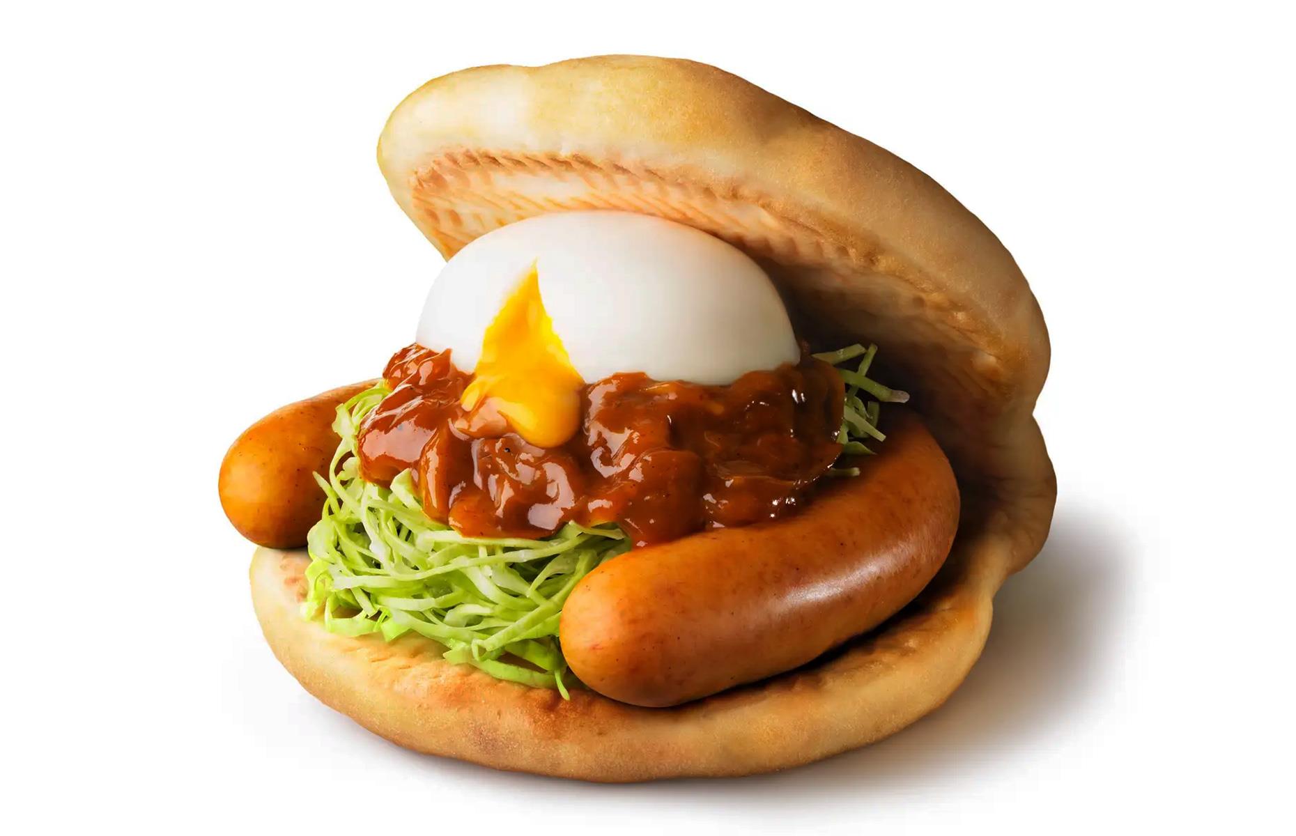 14. Tsukimi Focaccia, MOS Burger, Japan