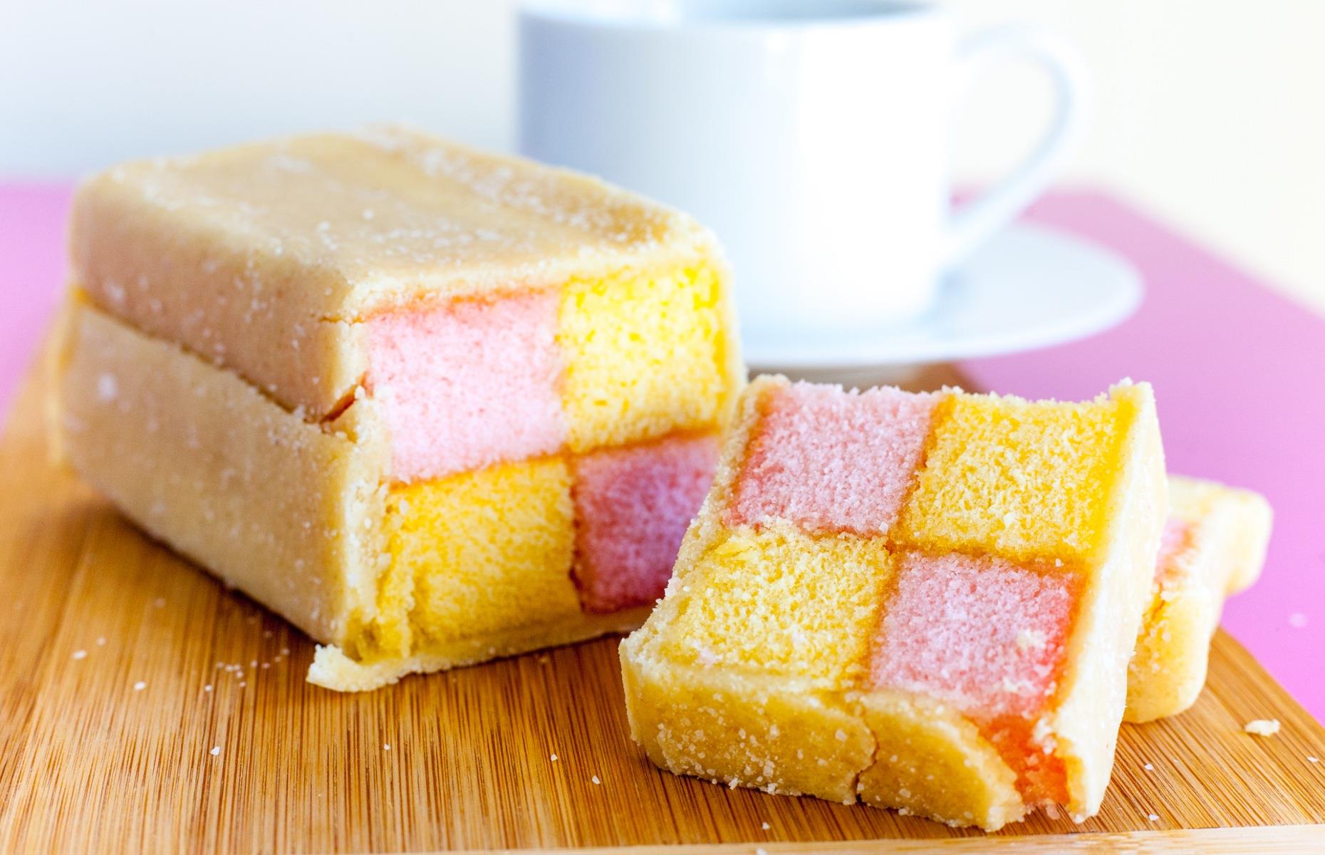 9. Battenberg cake