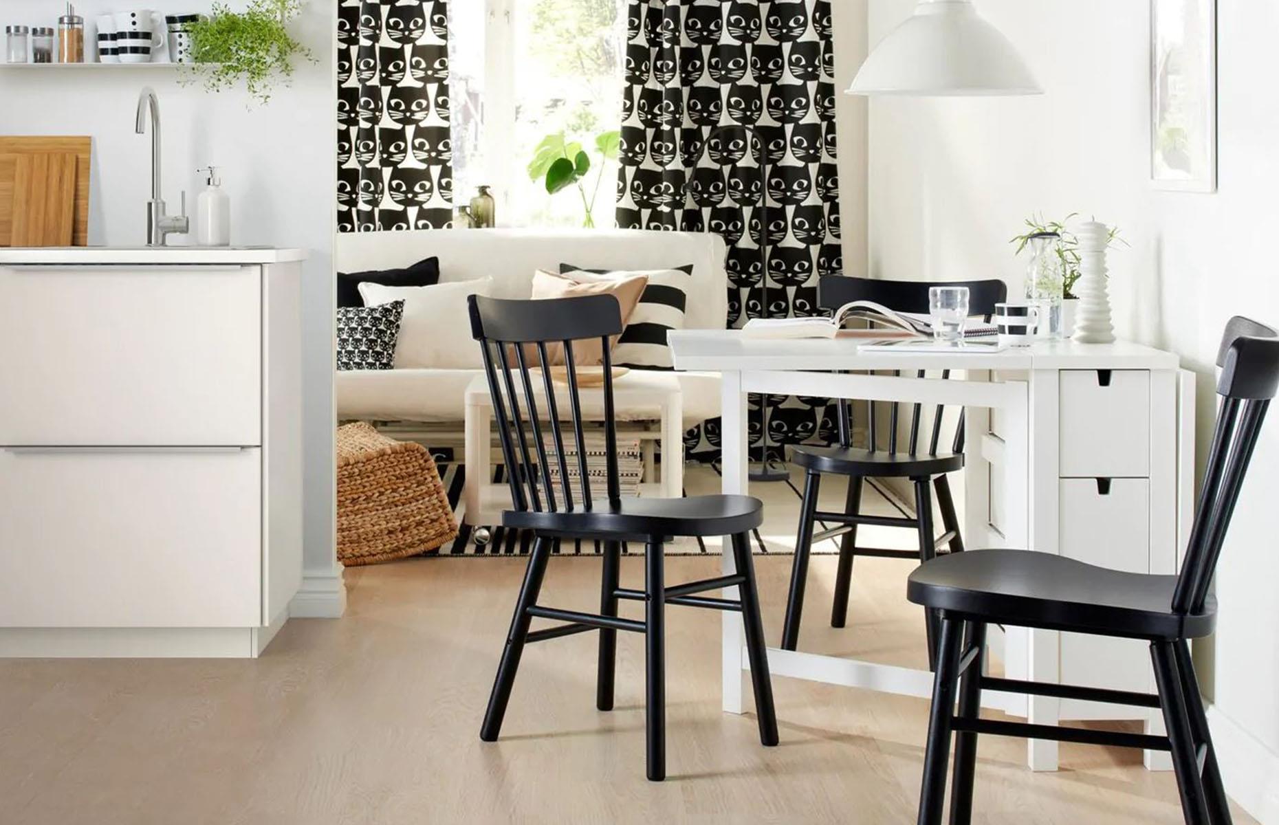 Choose space-savvy furniture