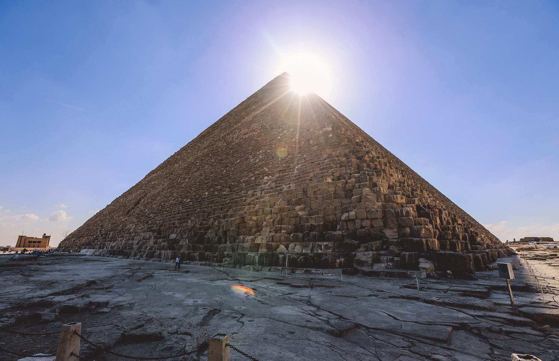 There's the Khufu Pyramid...