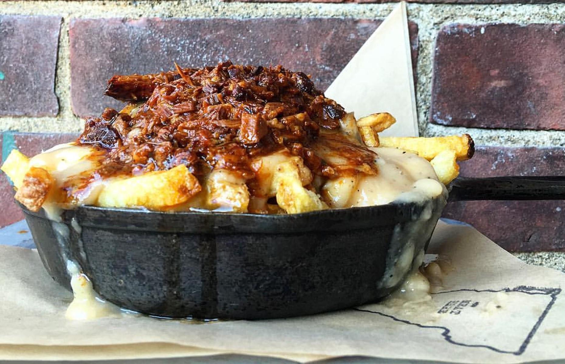 Vermont: poutine, Prohibition Pig, Waterbury