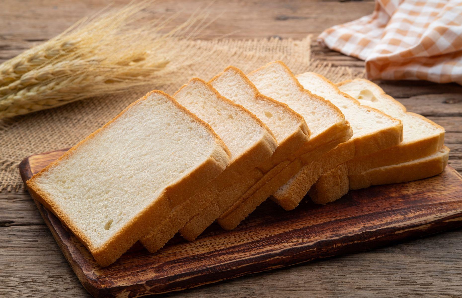 14. White bread  