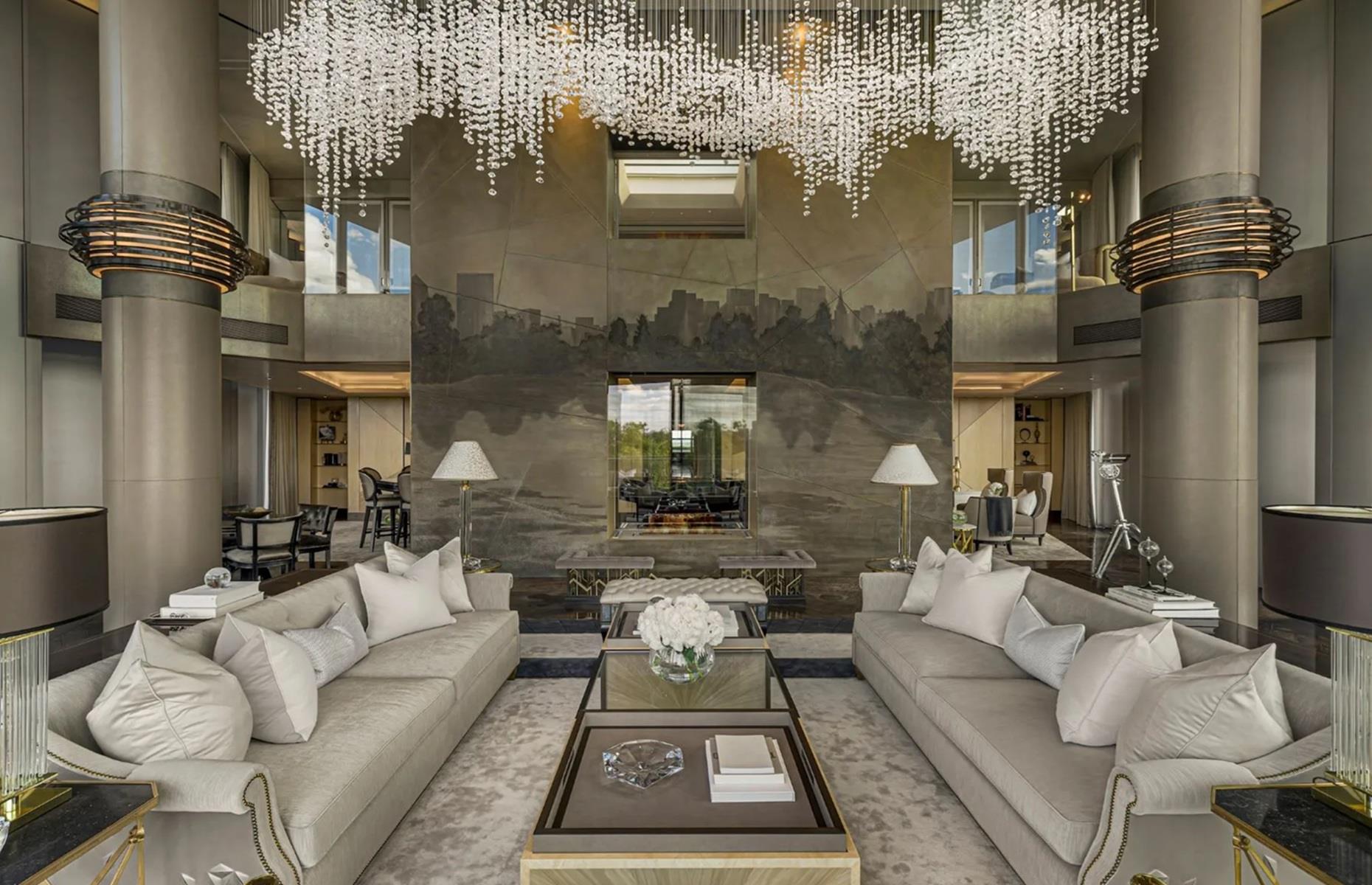 Double-height ceilings