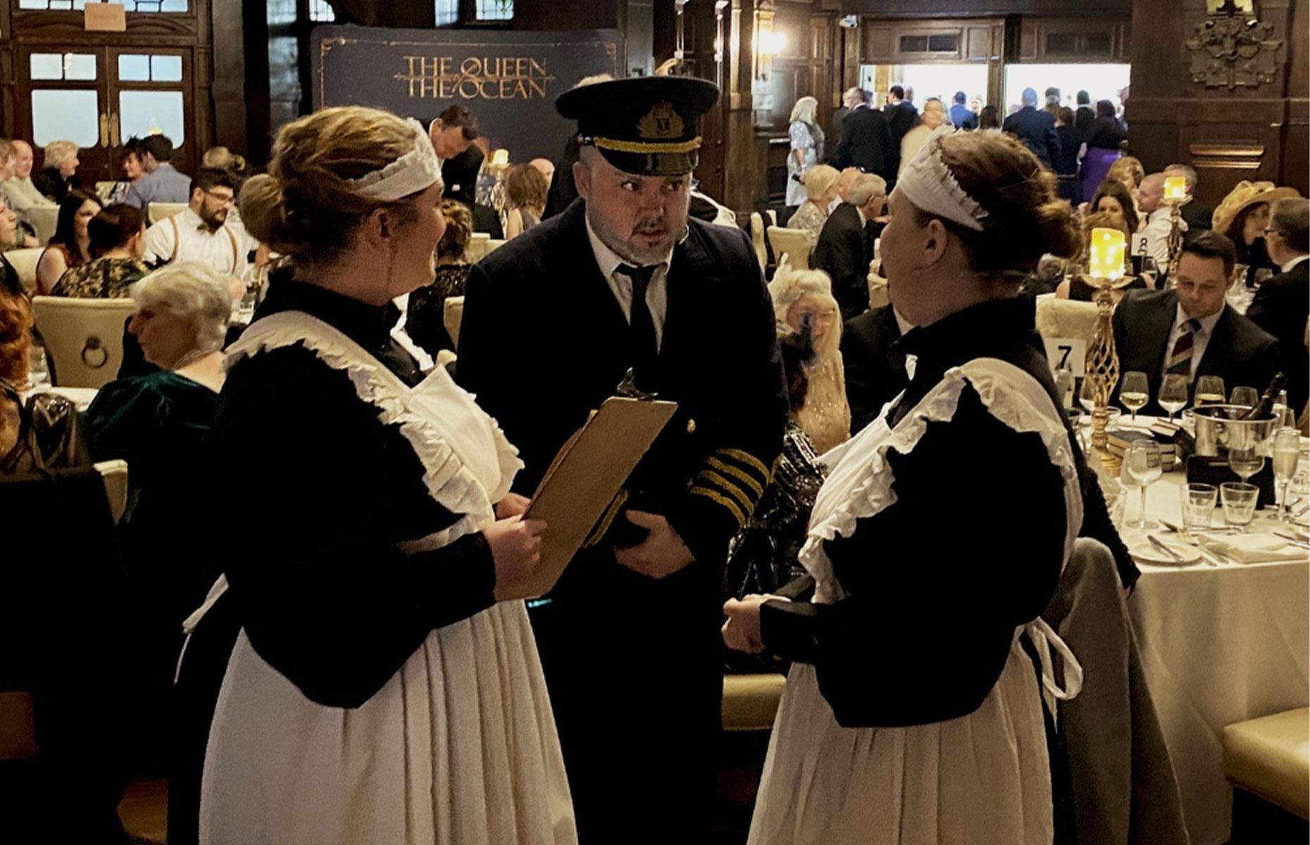An immersive Titanic dining experience
