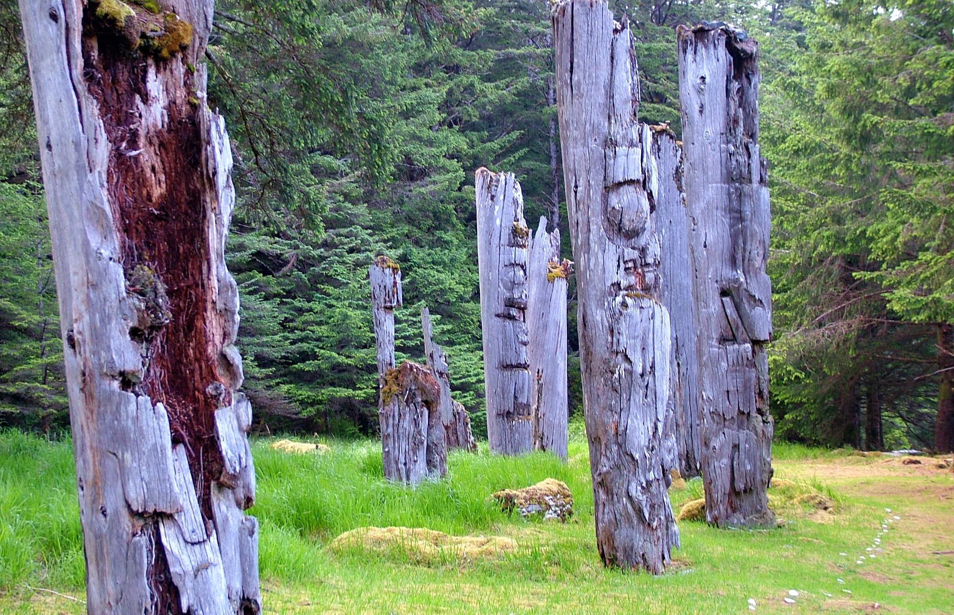 Historic Totem Poles, Canada