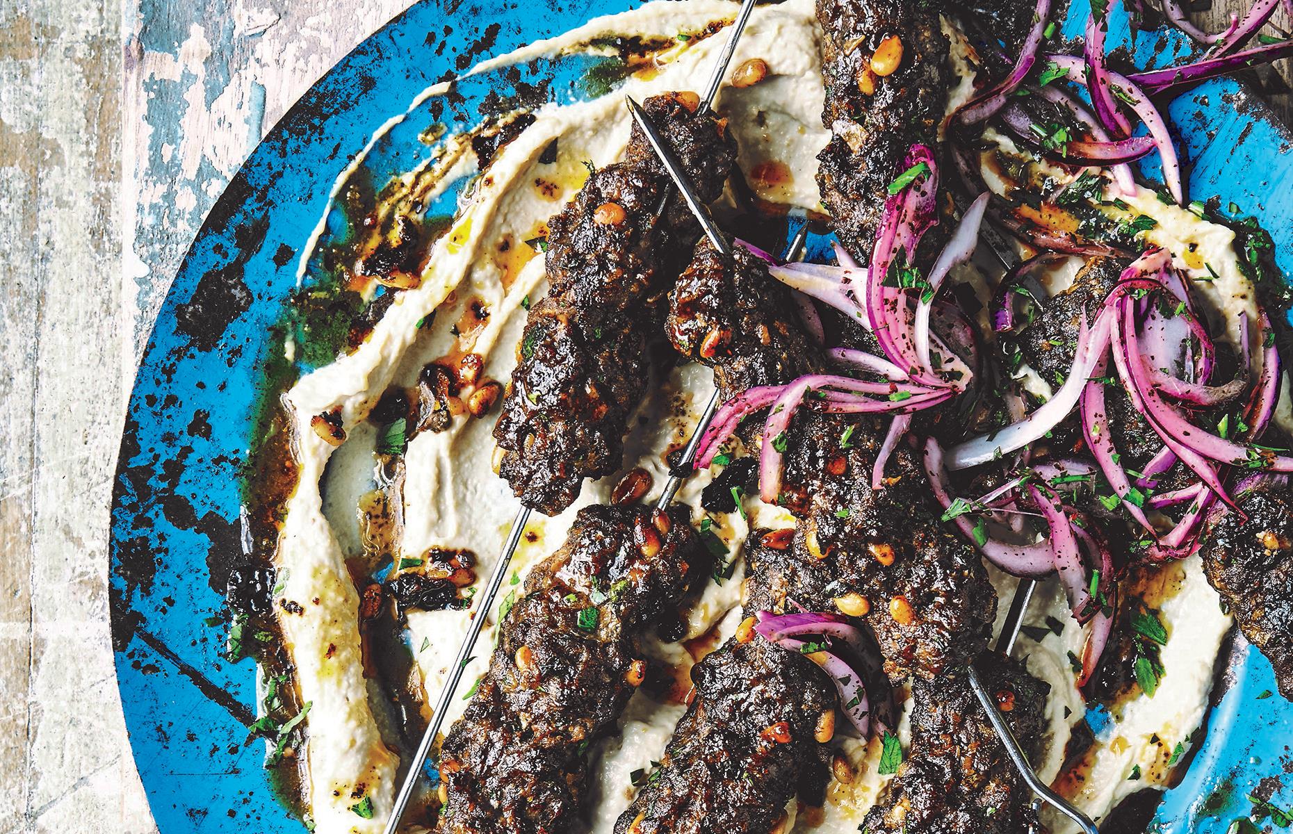 Spiced beef skewers 