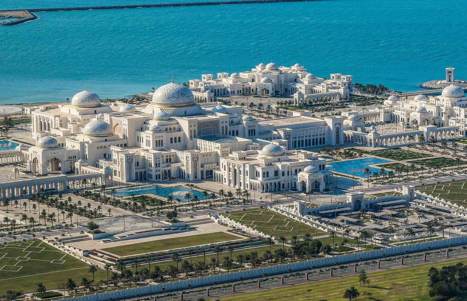 Der Präsidentenpalast in Abu Dhabi