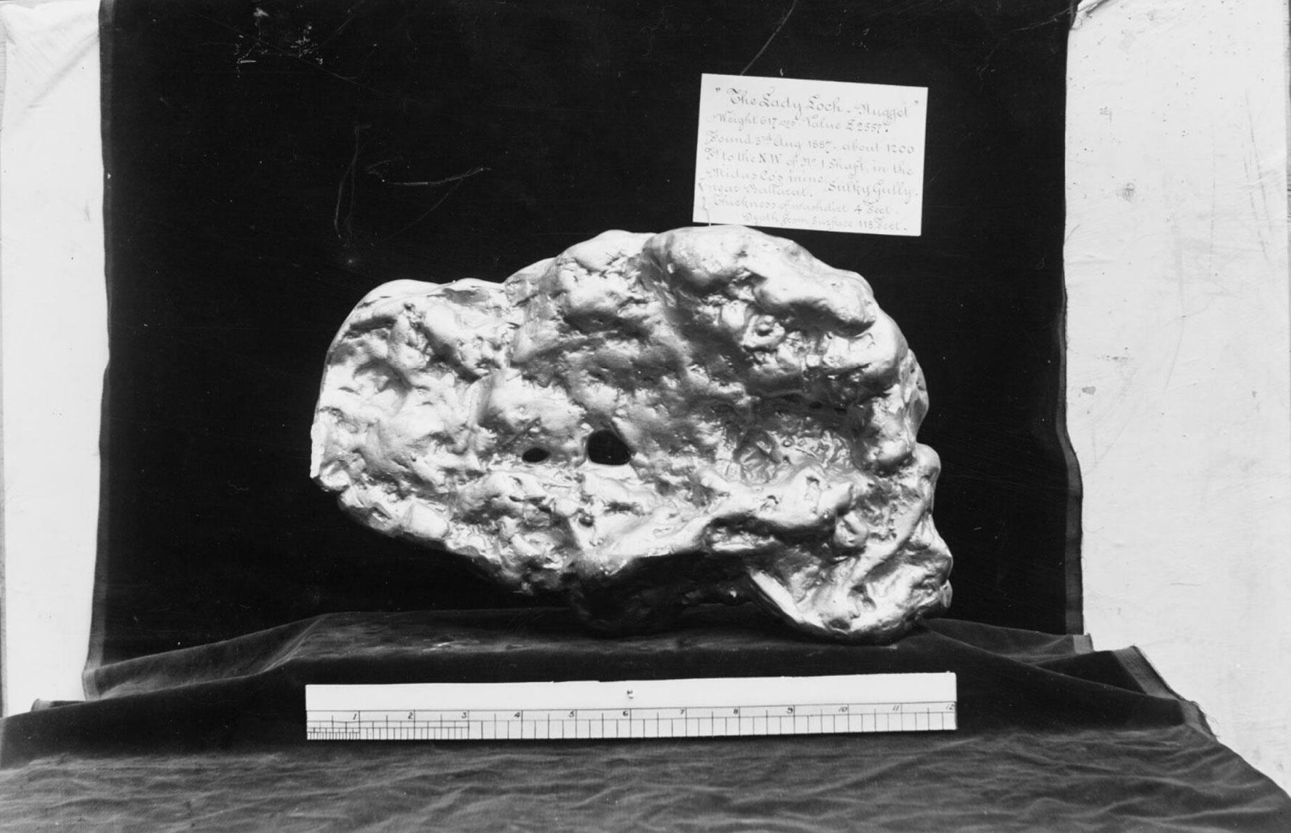 Lady Loch Nugget: 17,5 kg (617 Unzen)