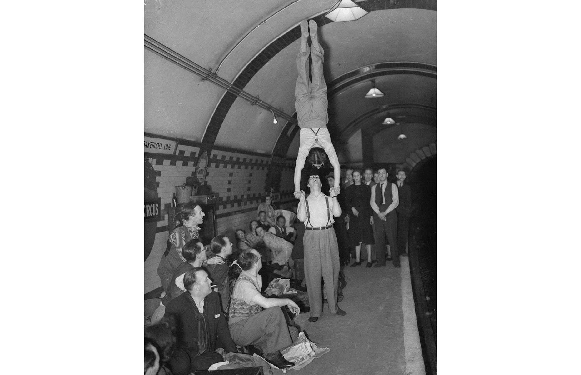 People used to sleep on Piccadilly Circus's escalators