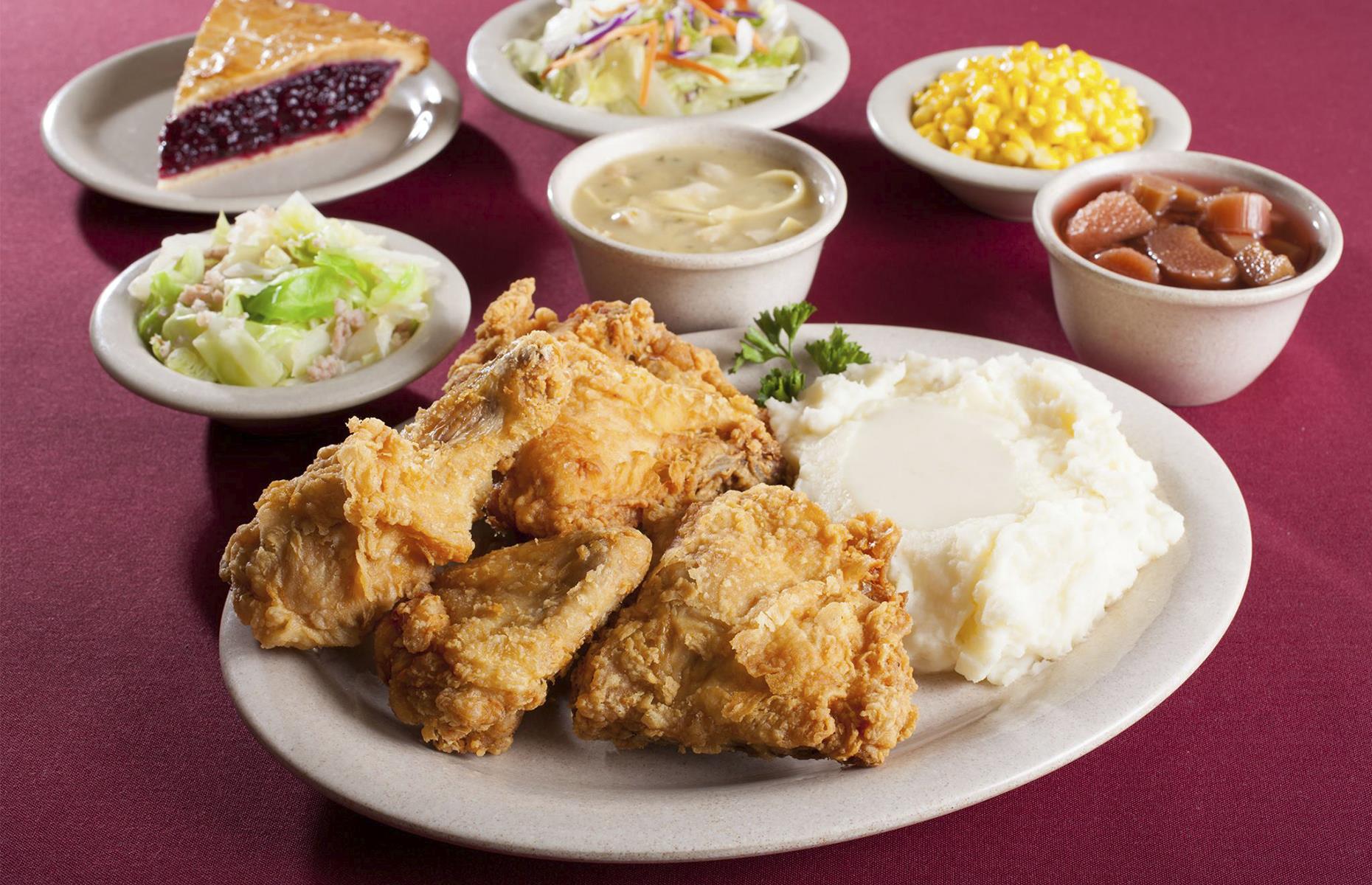 31. Chicken dinner, Knott’s Berry Farm, Buena Park, California