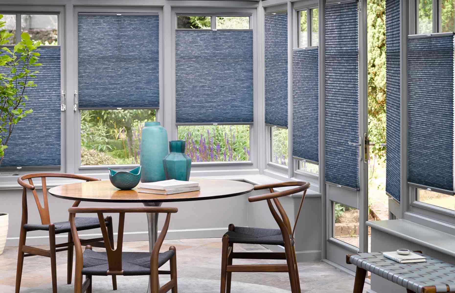 Draw blinds and curtains