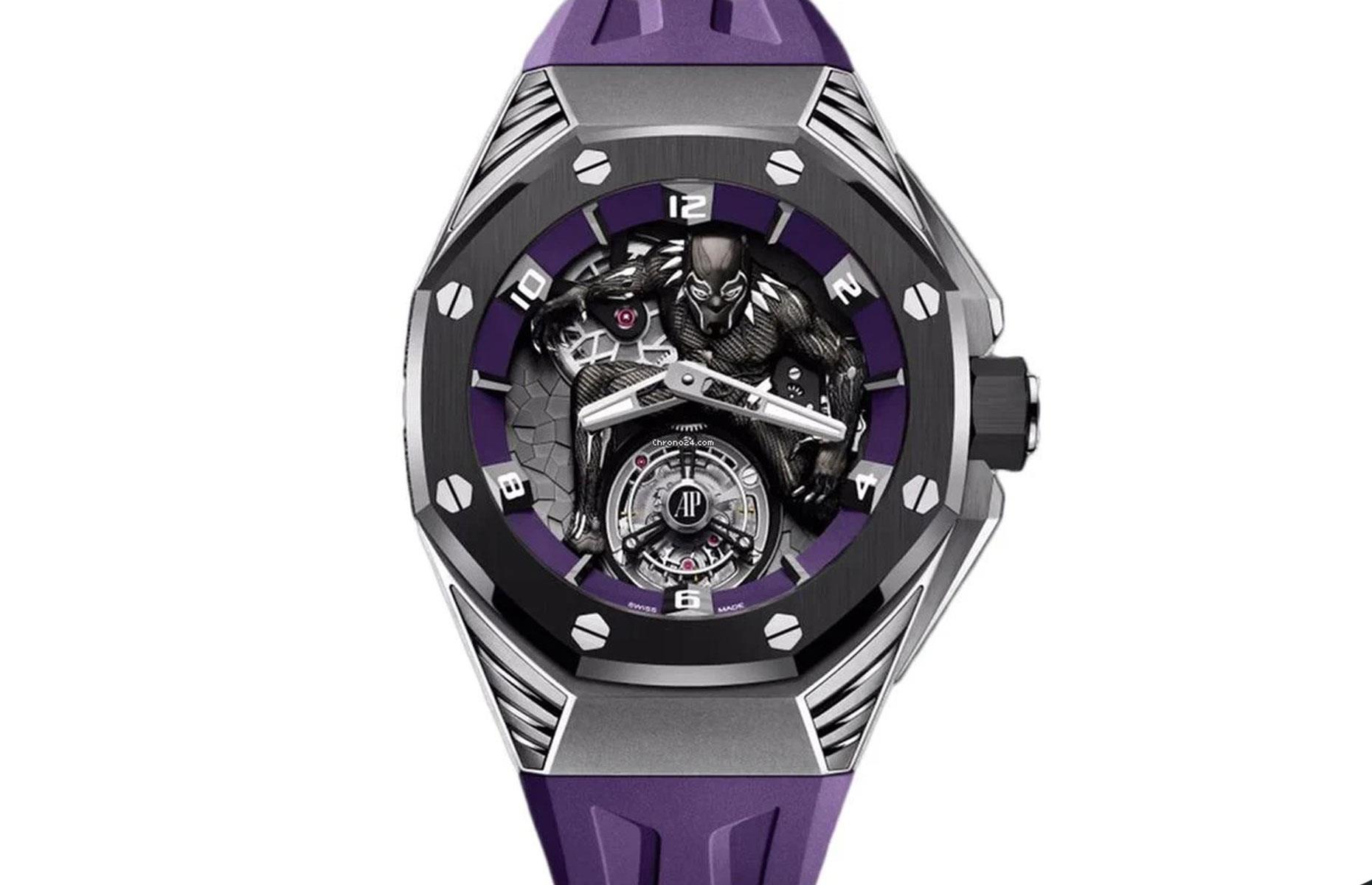 20. Audemars Piguet Royal Oak Concept Black Panther Flying Tourbillon Ref 26620IO: $5.2 million ($6.1m/£4.5m today)