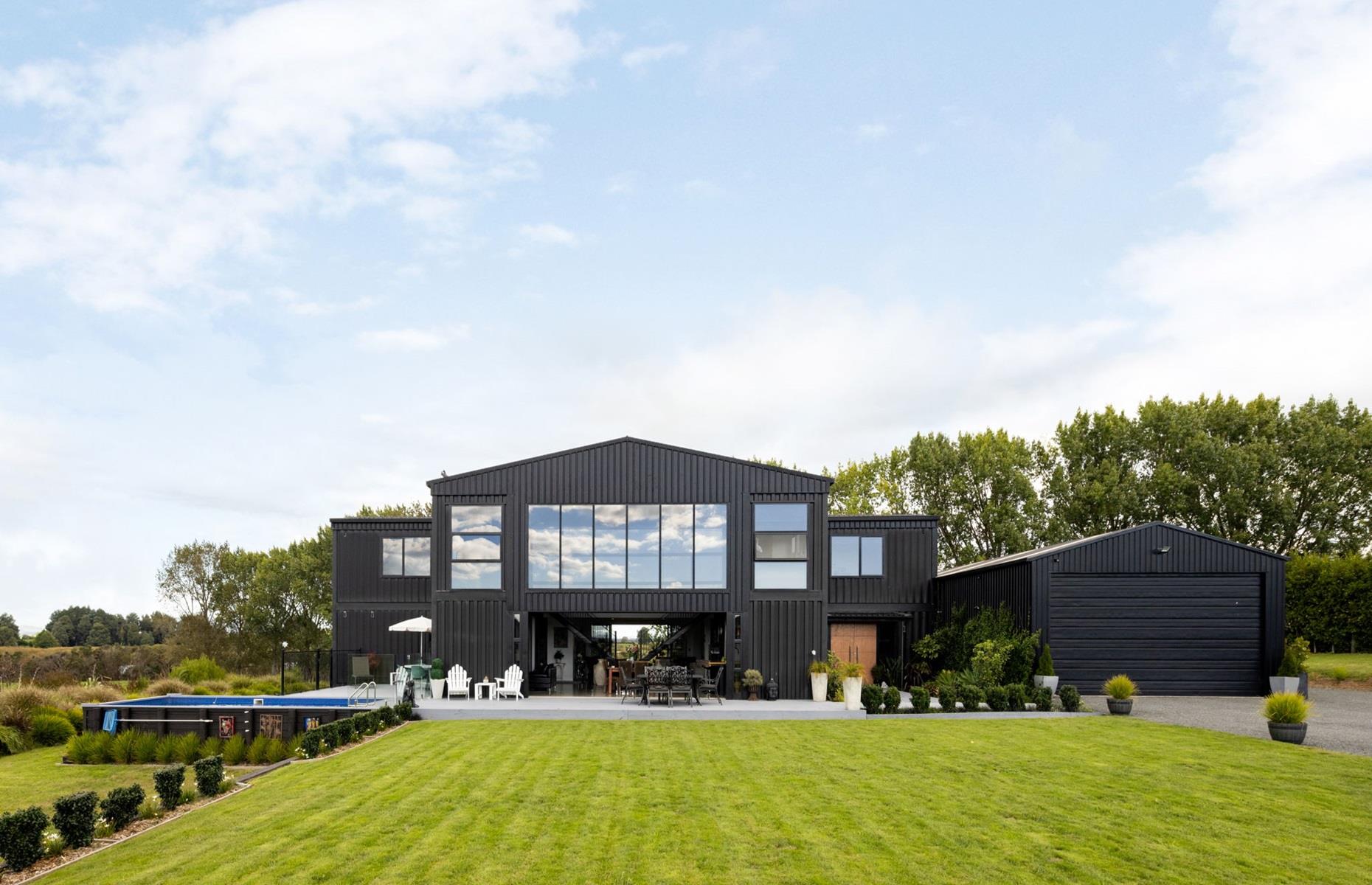 Industrial family home, Waipa, New Zealand