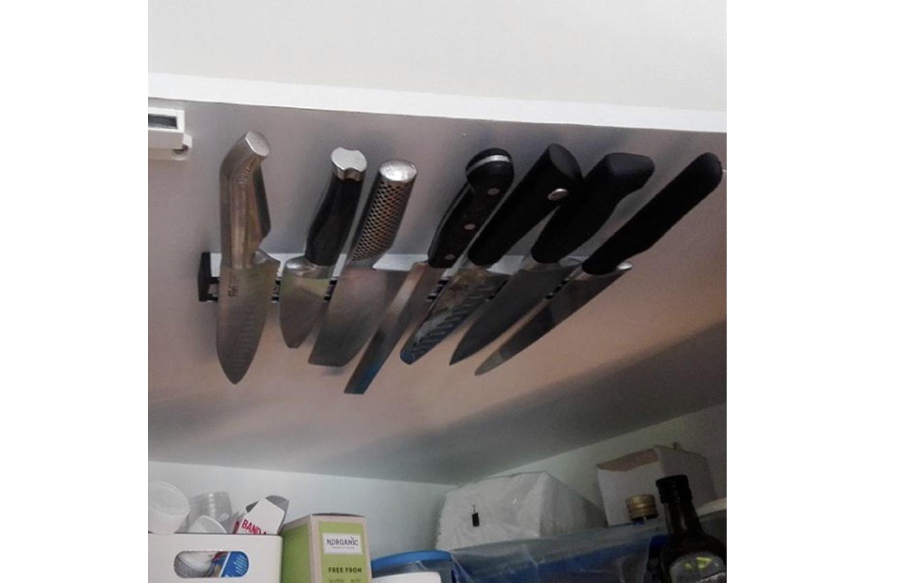 Keep knives out of the way