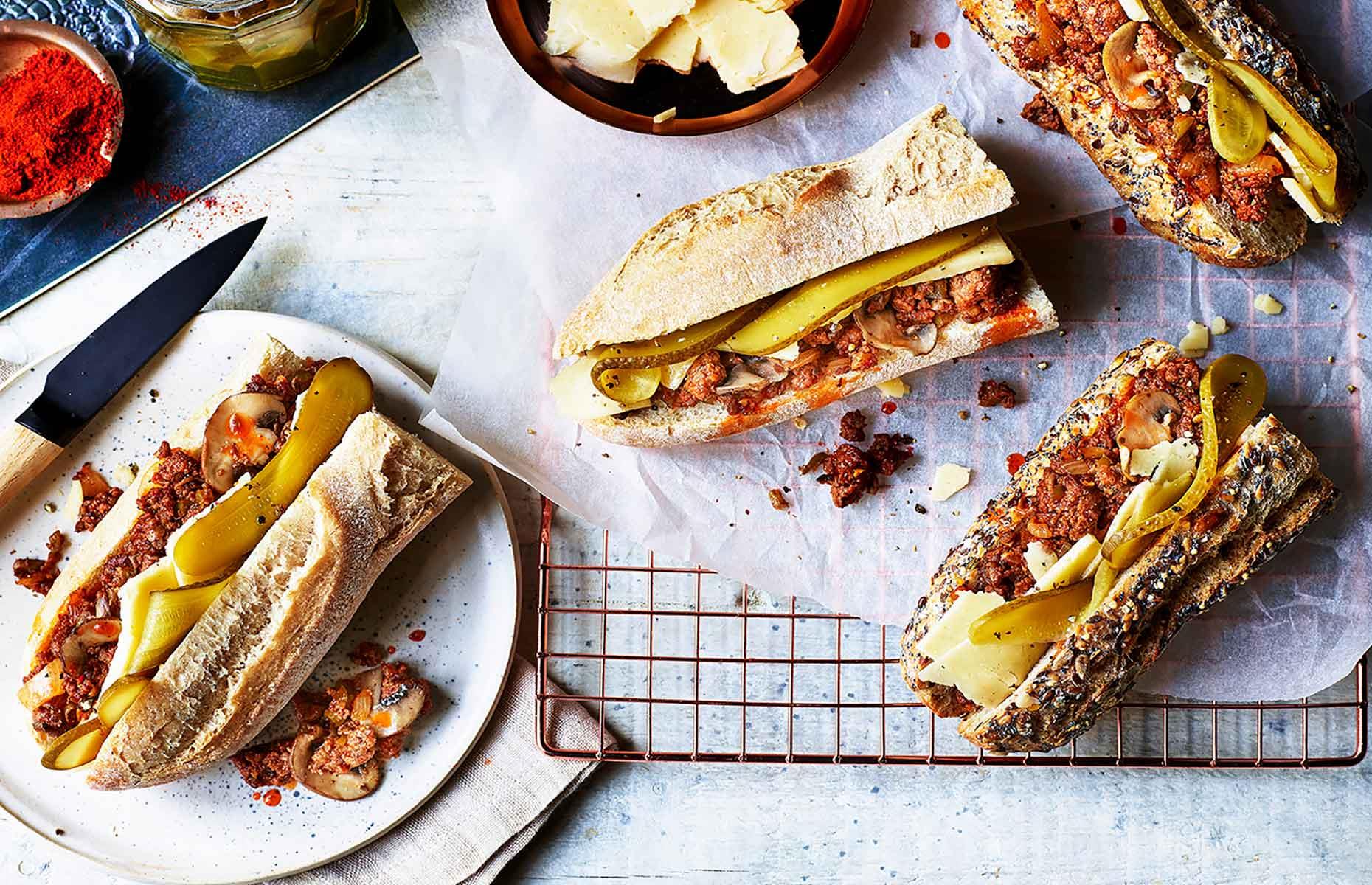 Sloppy Joe baguettes