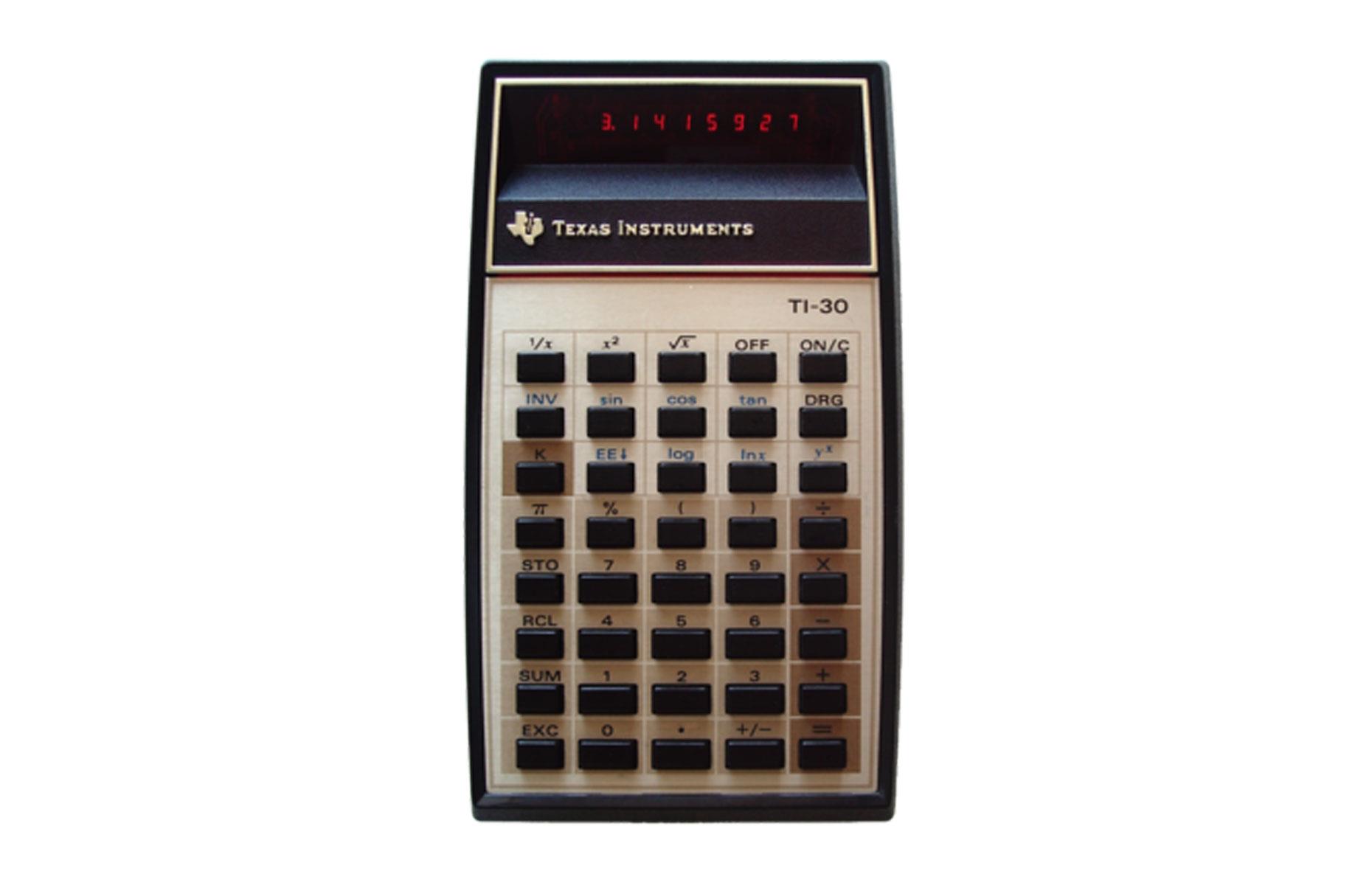 1970s: Texas Instruments TI-30