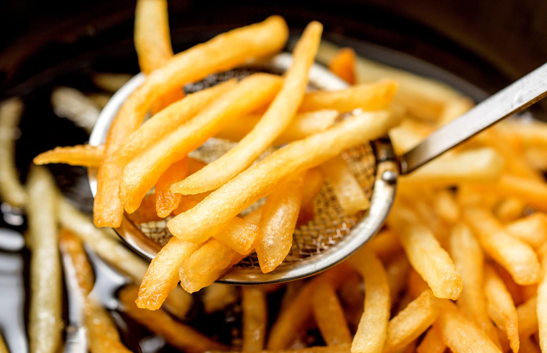 Weniger essen: Pommes
