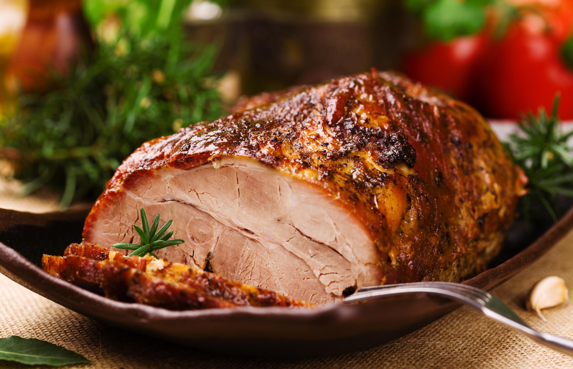 Pork cuts: leg