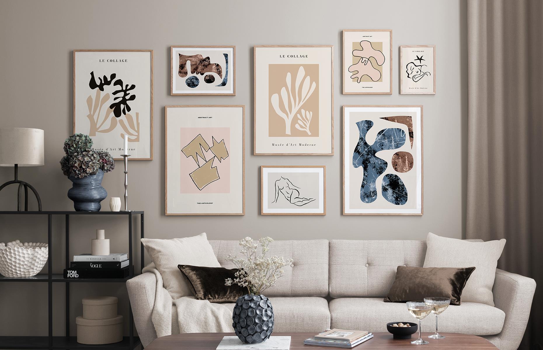Exhibit a gallery wall