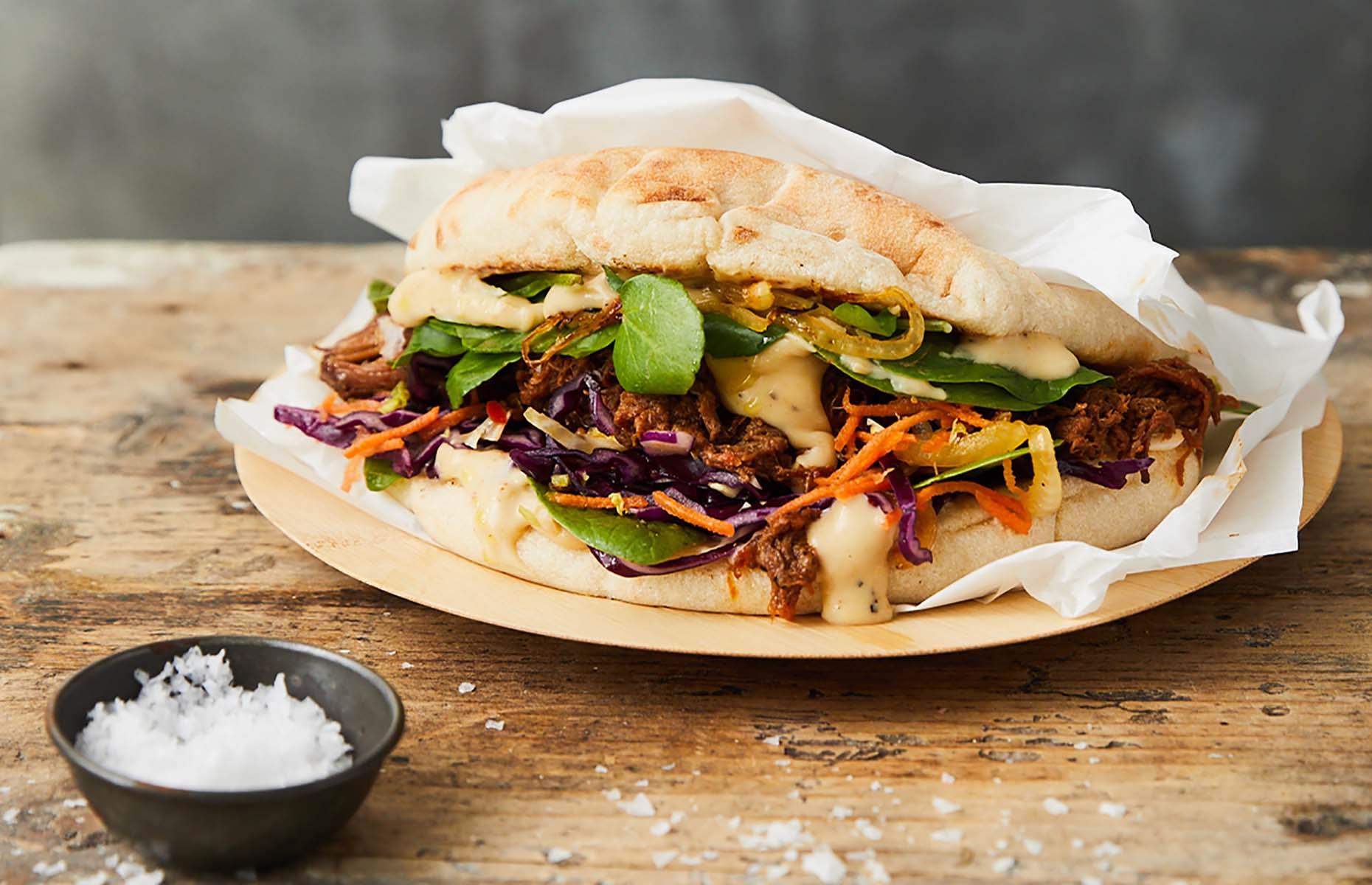 Brisket cheesesteak