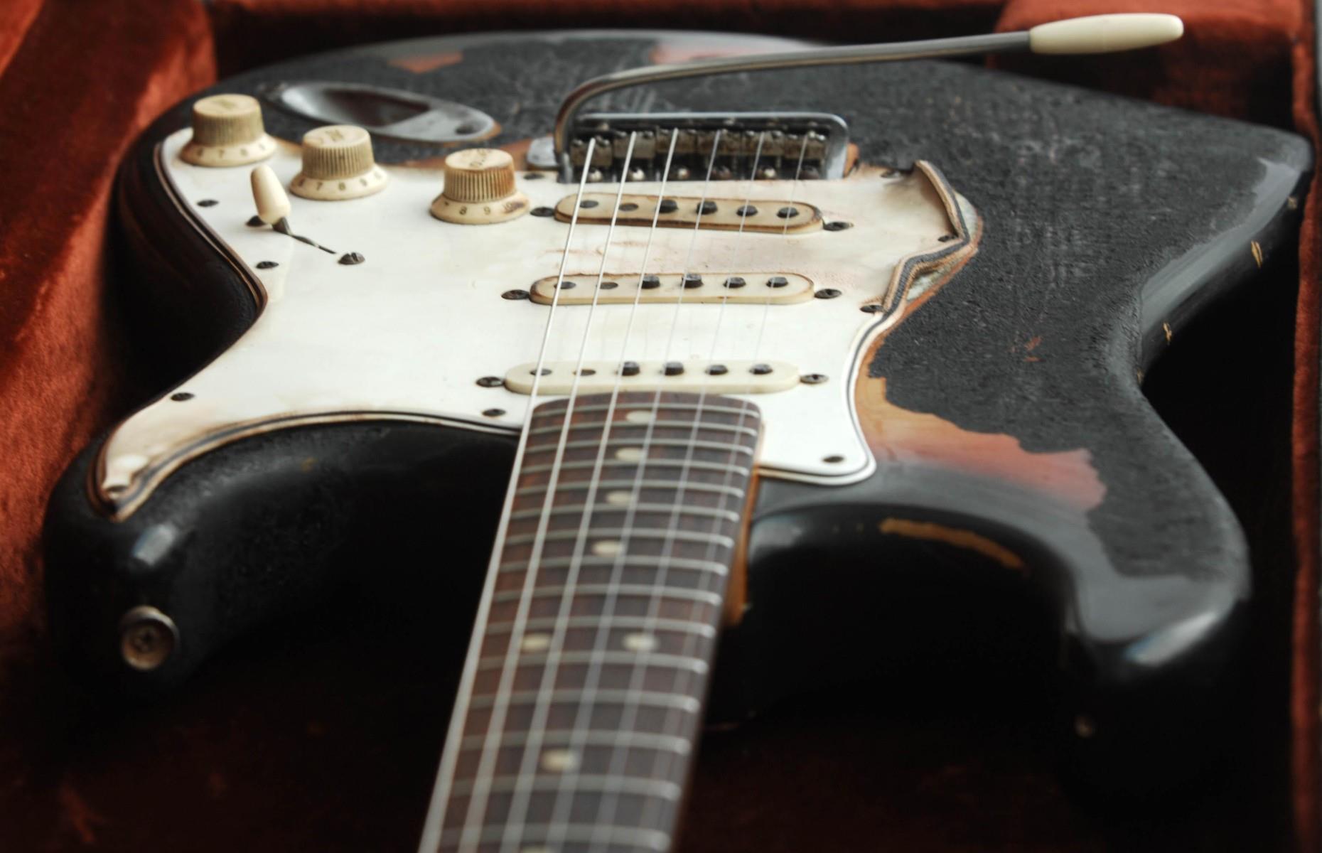Jimi Hendrix’s burned guitar: $312,500 (£237k)