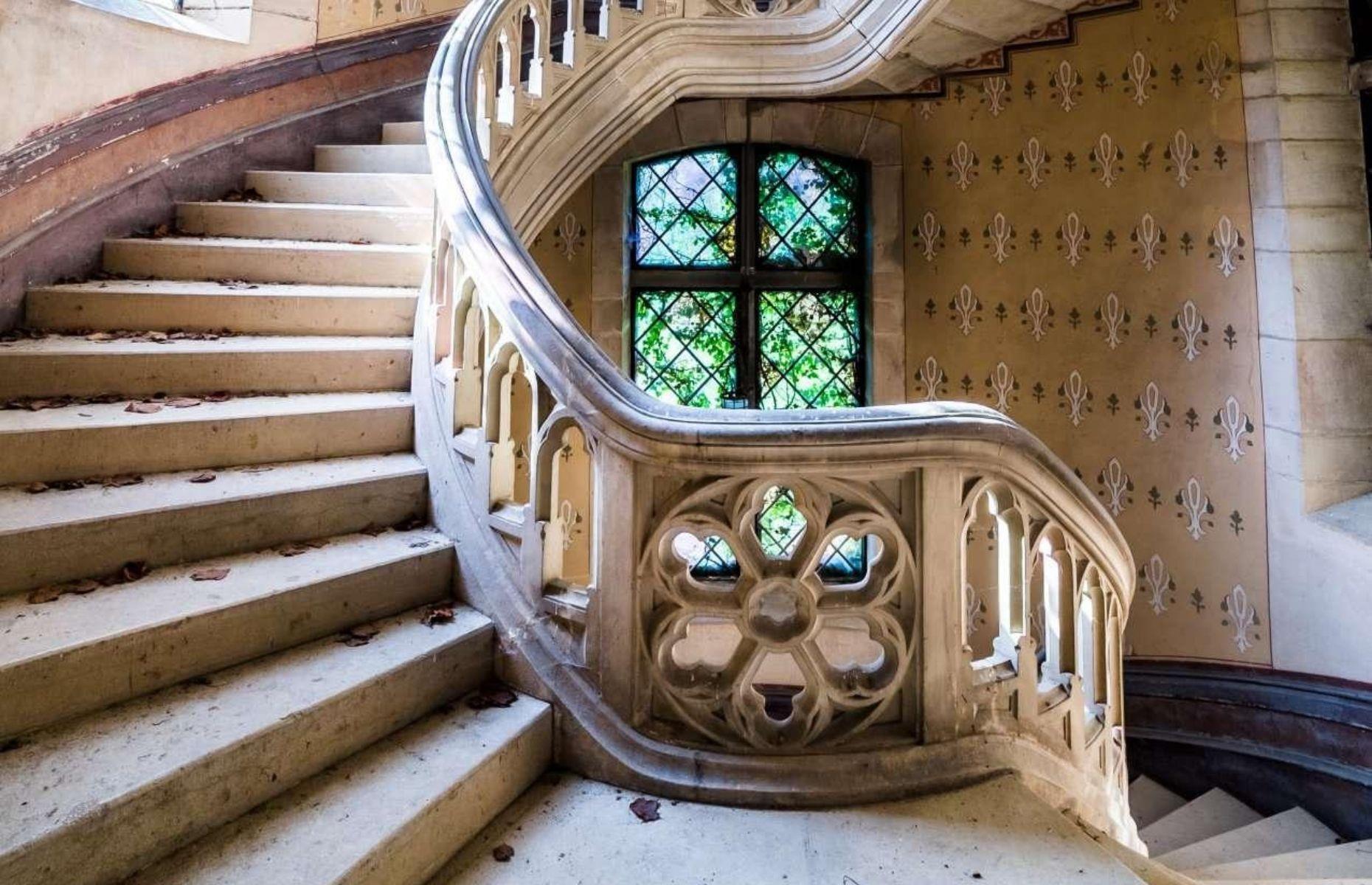 Chateau aus dem 19. Jahrhundert, Burgund, Frankreich