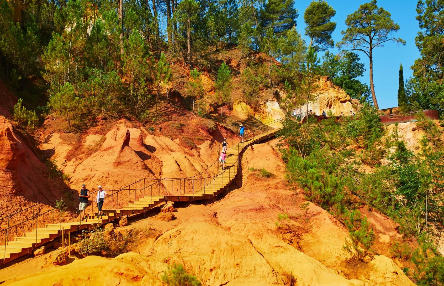 Ochre Rocks, Roussillon, France