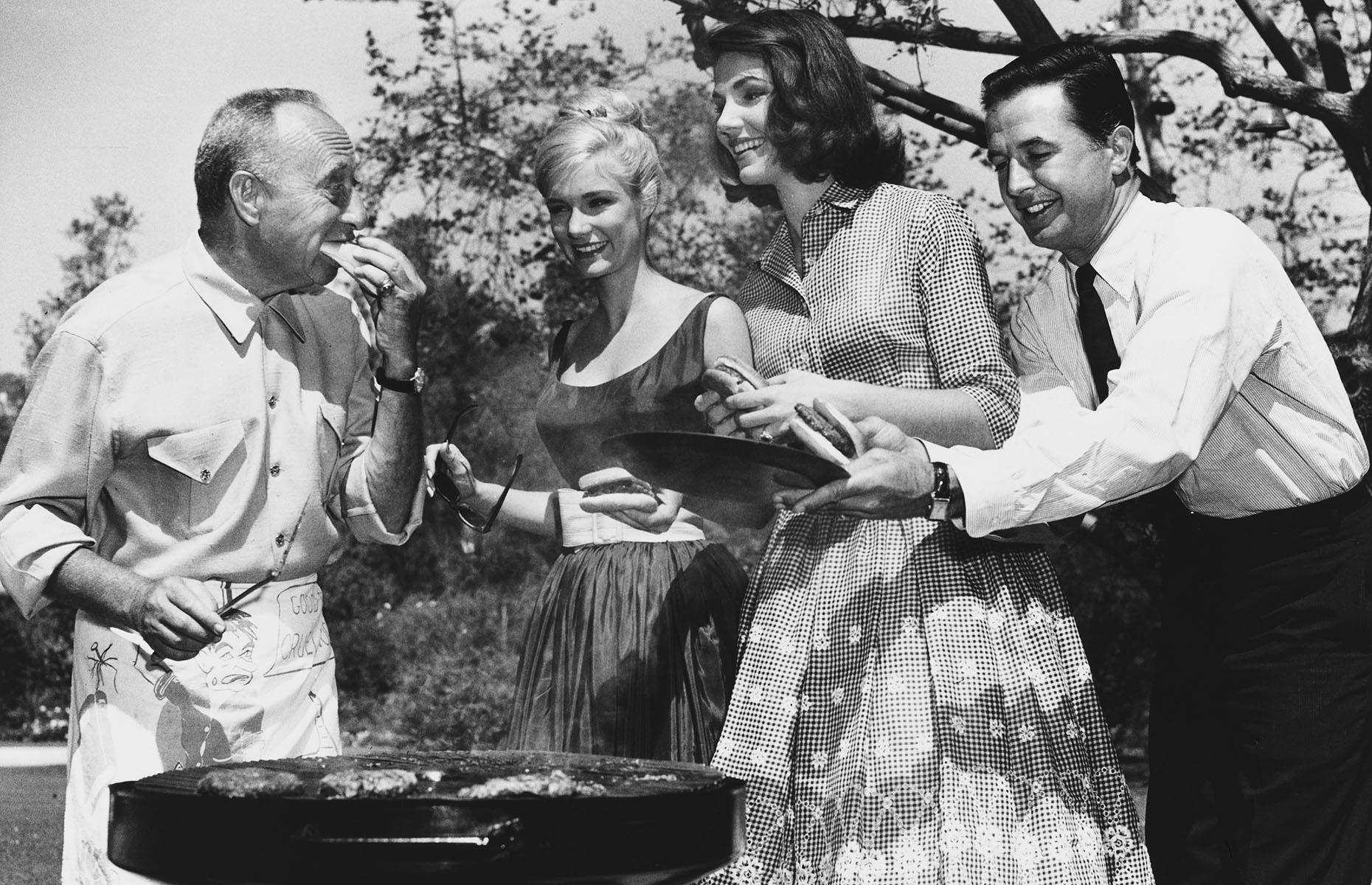 1960: a Bel Air barbecue at Joe Pasternak's mansion