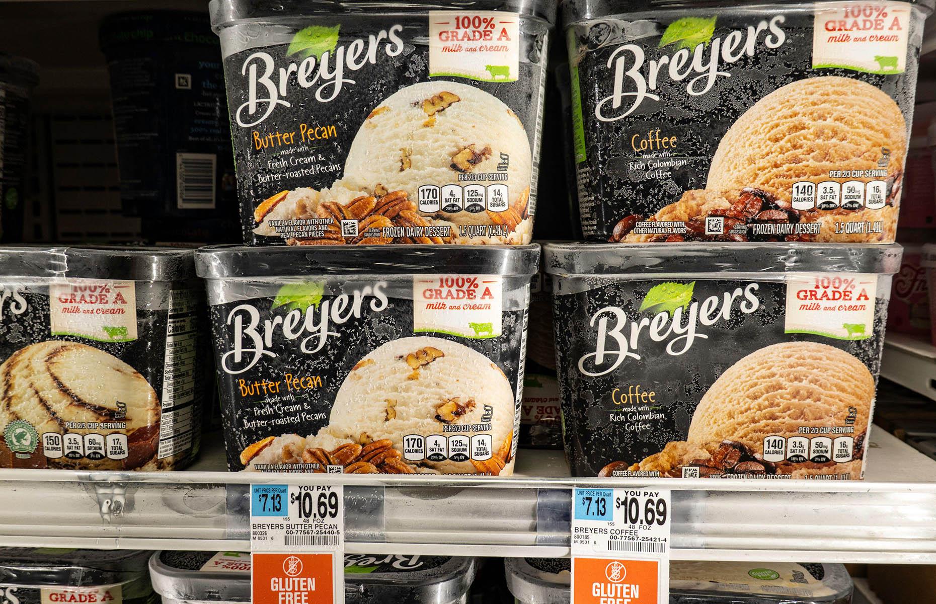 Breyers' frozen dairy desert-gate