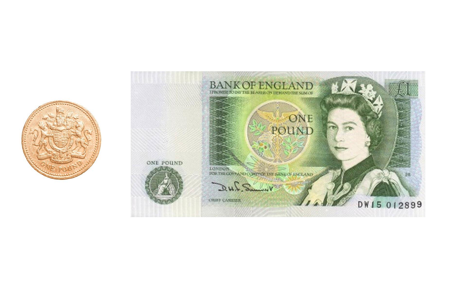 £1 coin introduced