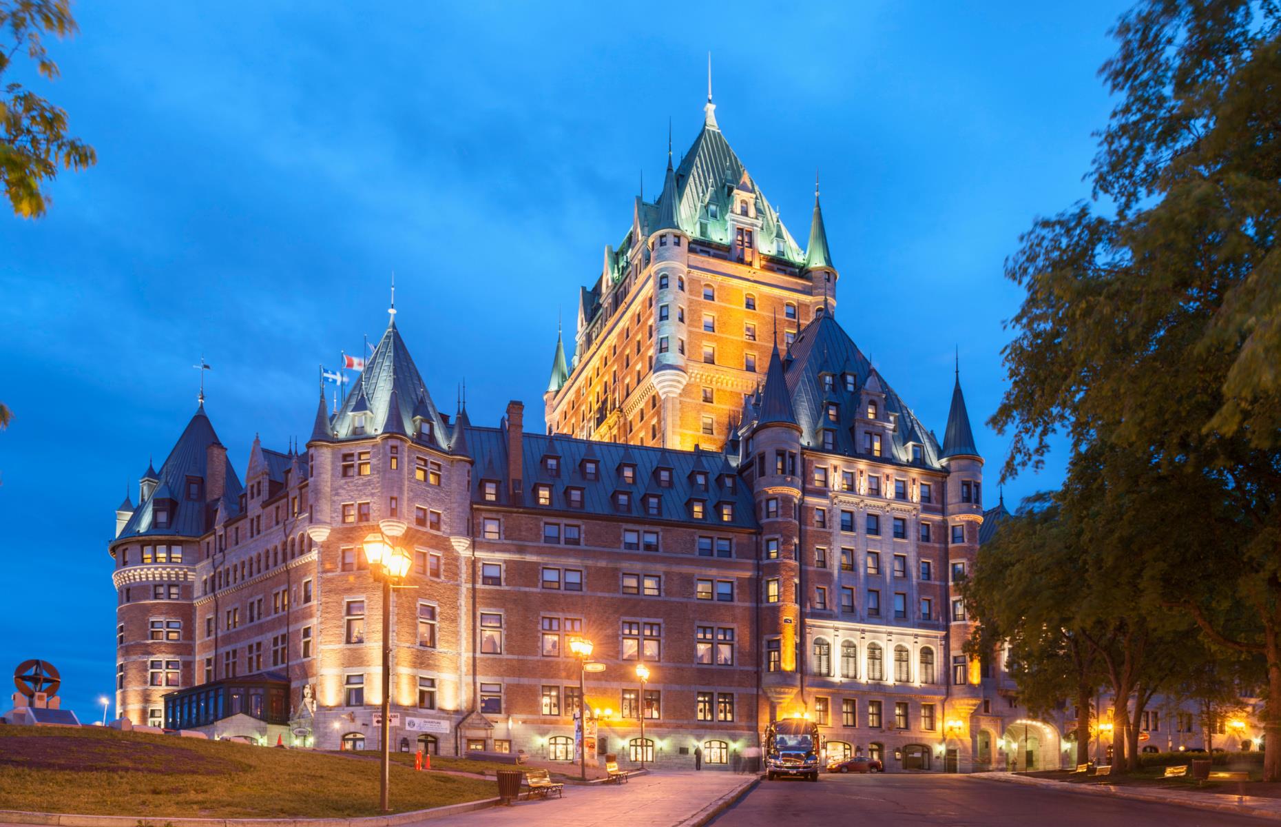 Now: Chateau Frontenac, Quebec City, Quebec