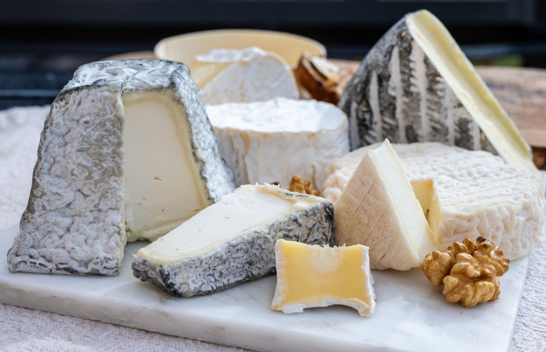 8. French cheeses, France  