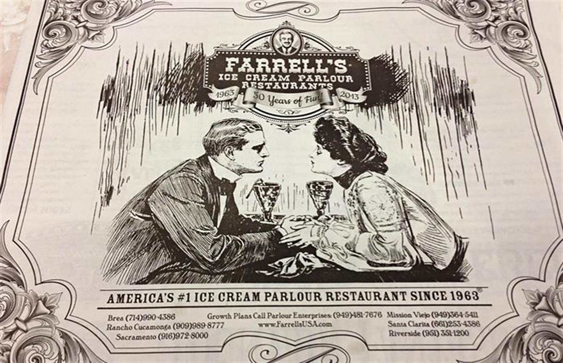 14. Farrell’s Ice Cream Parlour, various locations, USA