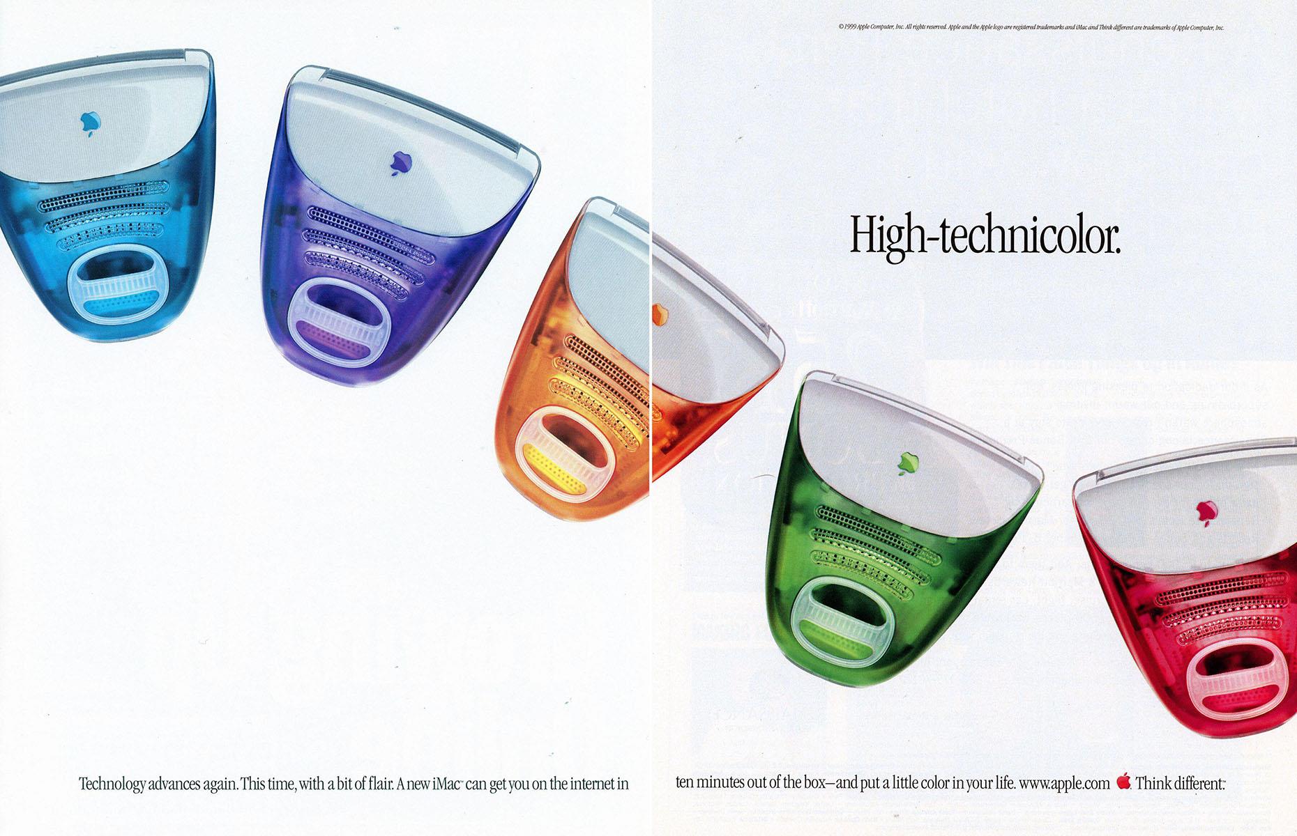1999: Apple iMac computers