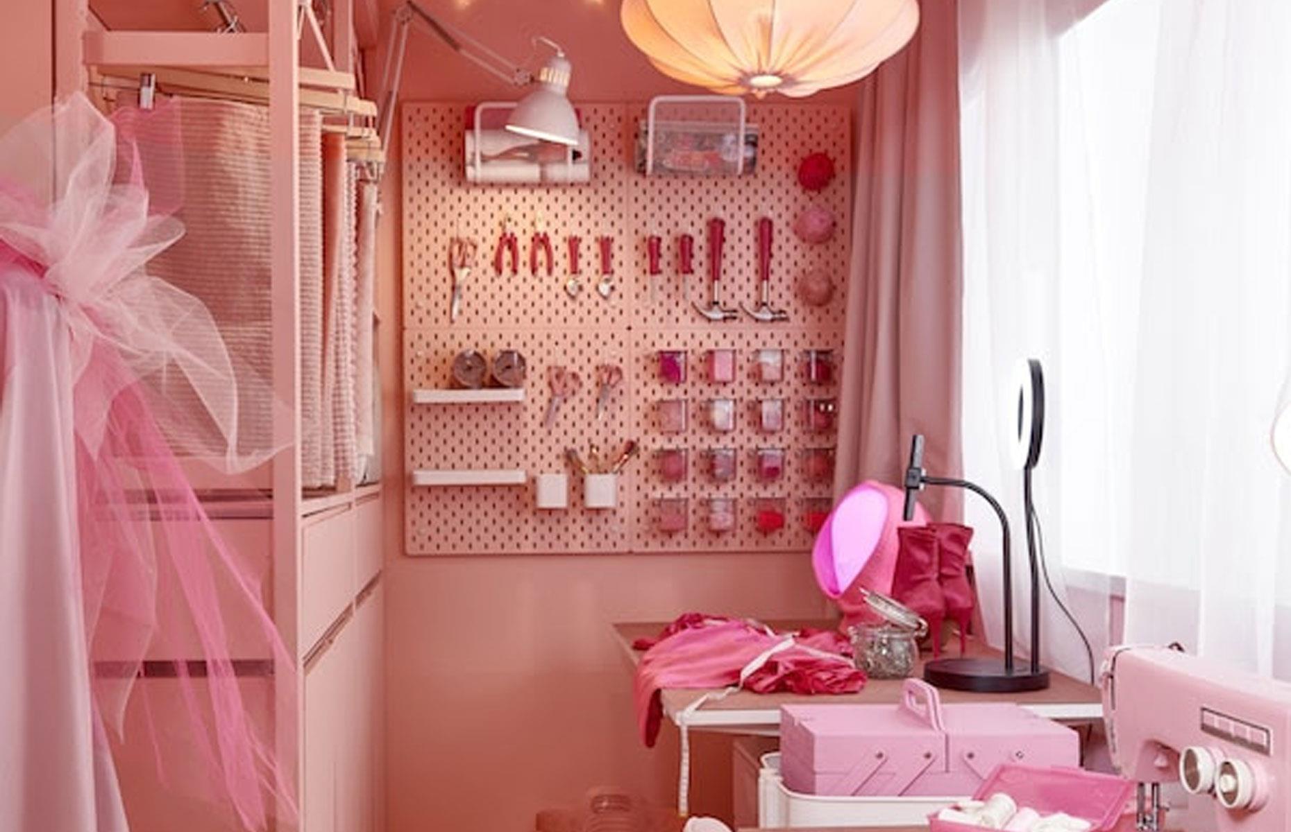 Colour coordinate a SKÅDIS pegboard