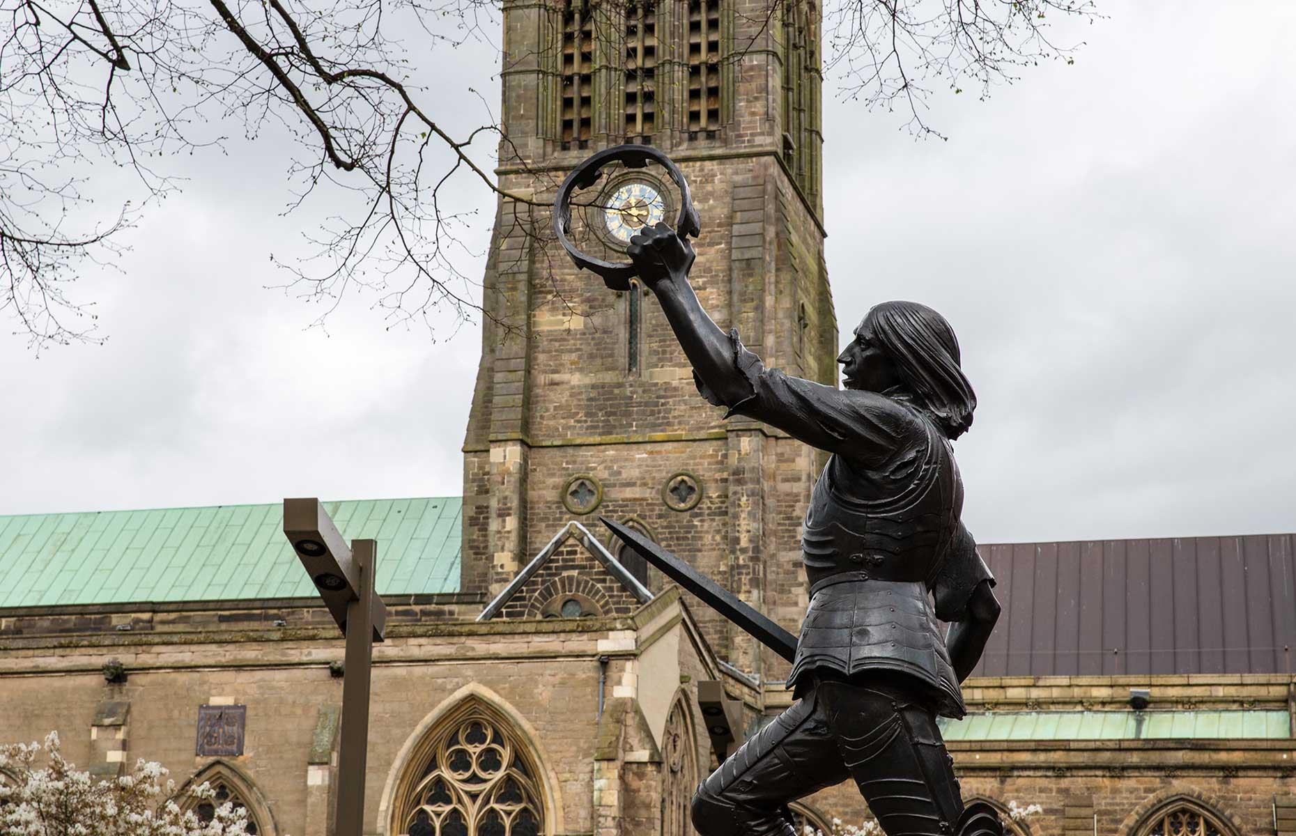King Richard III remains, Leicester, England, UK
