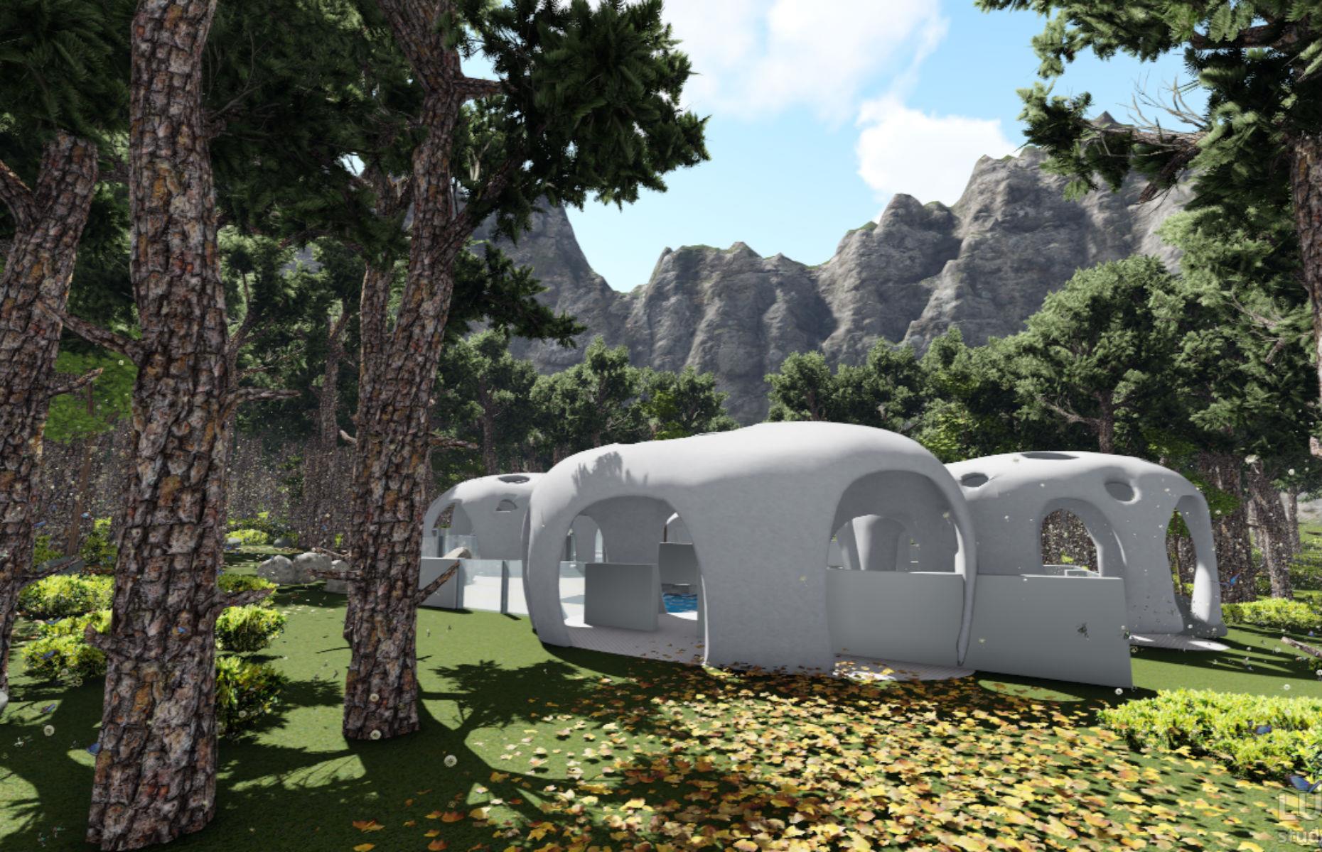 Luxury pool house : 3D-printed homes you’d actually want to live in