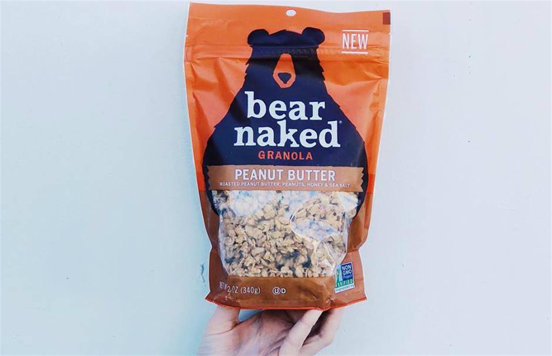 10. Bear Naked peanut butter granola (20% sugar)